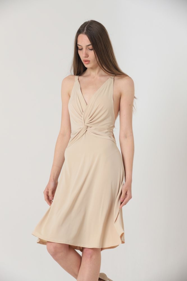 Strappy V-Neck Above Knee Dress - Brand: Topshow - Women & Kids, Baby Clothes Wholesale - TheBS Women