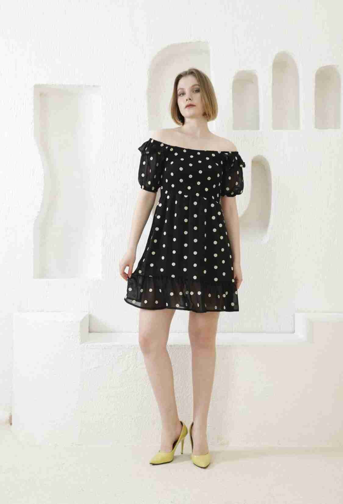Daisy Patterned Dress - Brand: Topshow - Women & Kids, Baby Clothes Wholesale - TheBS Women
