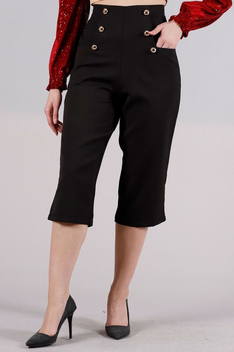 Buttoned Pocket Casual Trousers - Brand: Topshow - Women & Kids, Baby Clothes Wholesale - TheBS Women