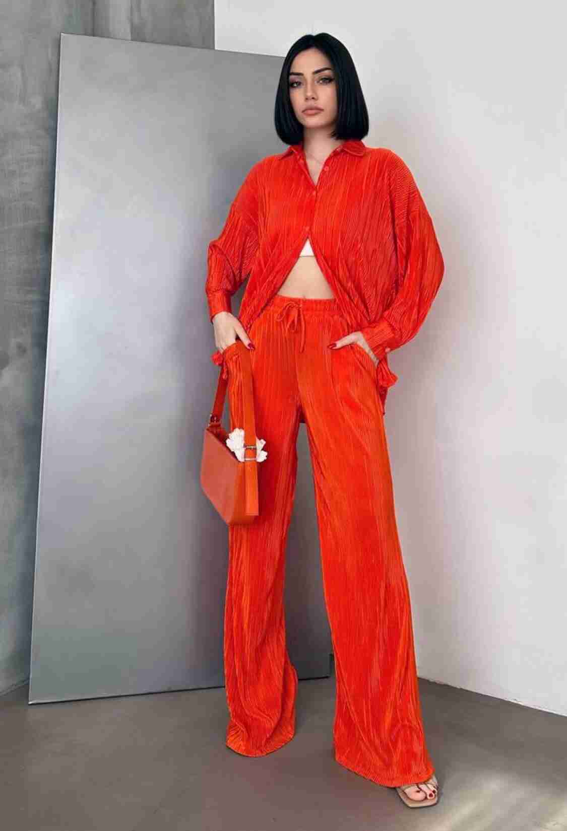 Oranj D 2387 Pleated Trousers - Brand: Topshow - Women & Kids, Baby Clothes Wholesale - TheBS Women