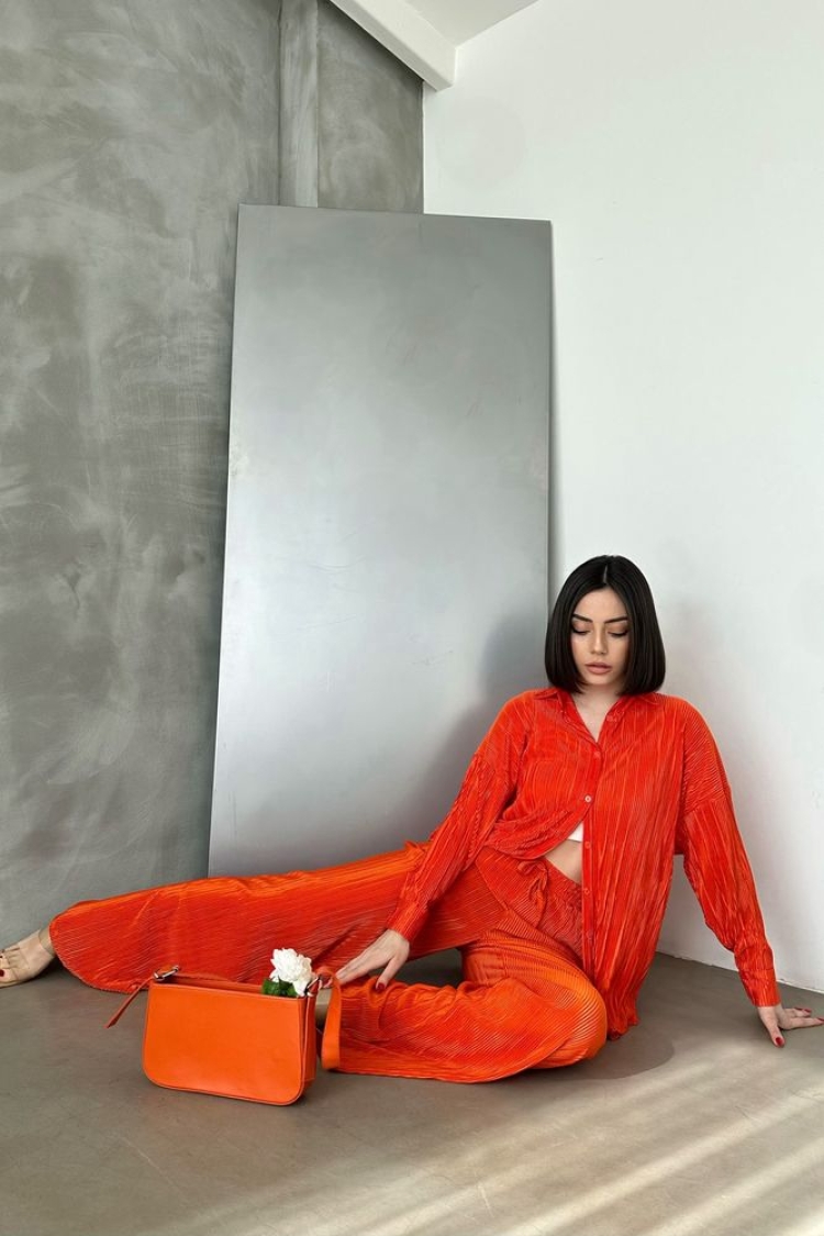 Oranj D 2387 Pleated Trousers - Brand: Topshow - Women & Kids, Baby Clothes Wholesale - TheBS Women