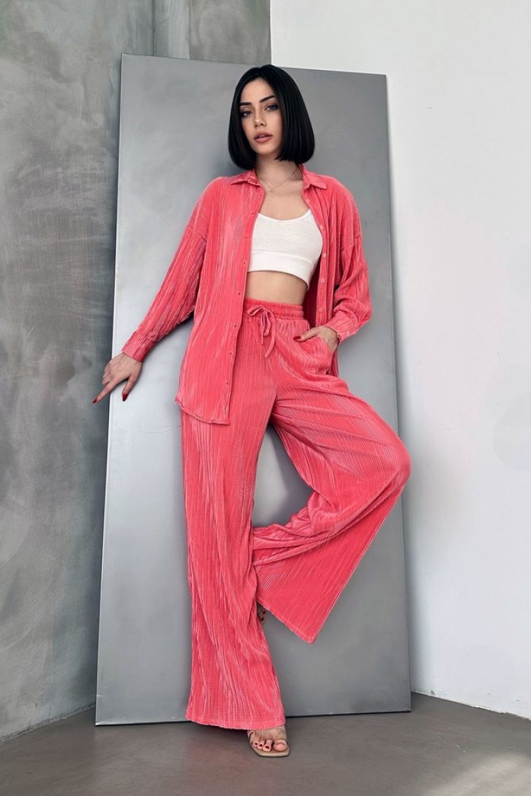 D 2387 Pleated Trousers - Brand: Topshow - Women & Kids, Baby Clothes Wholesale - TheBS Women