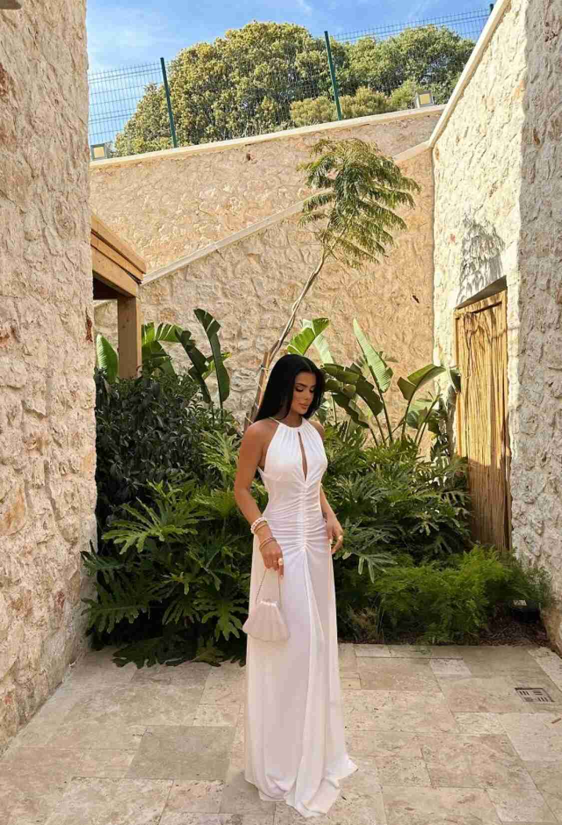 Halter Neck Long Dress - Brand: EYYO ATELIER - Women & Kids, Baby Clothes Wholesale - TheBS Women