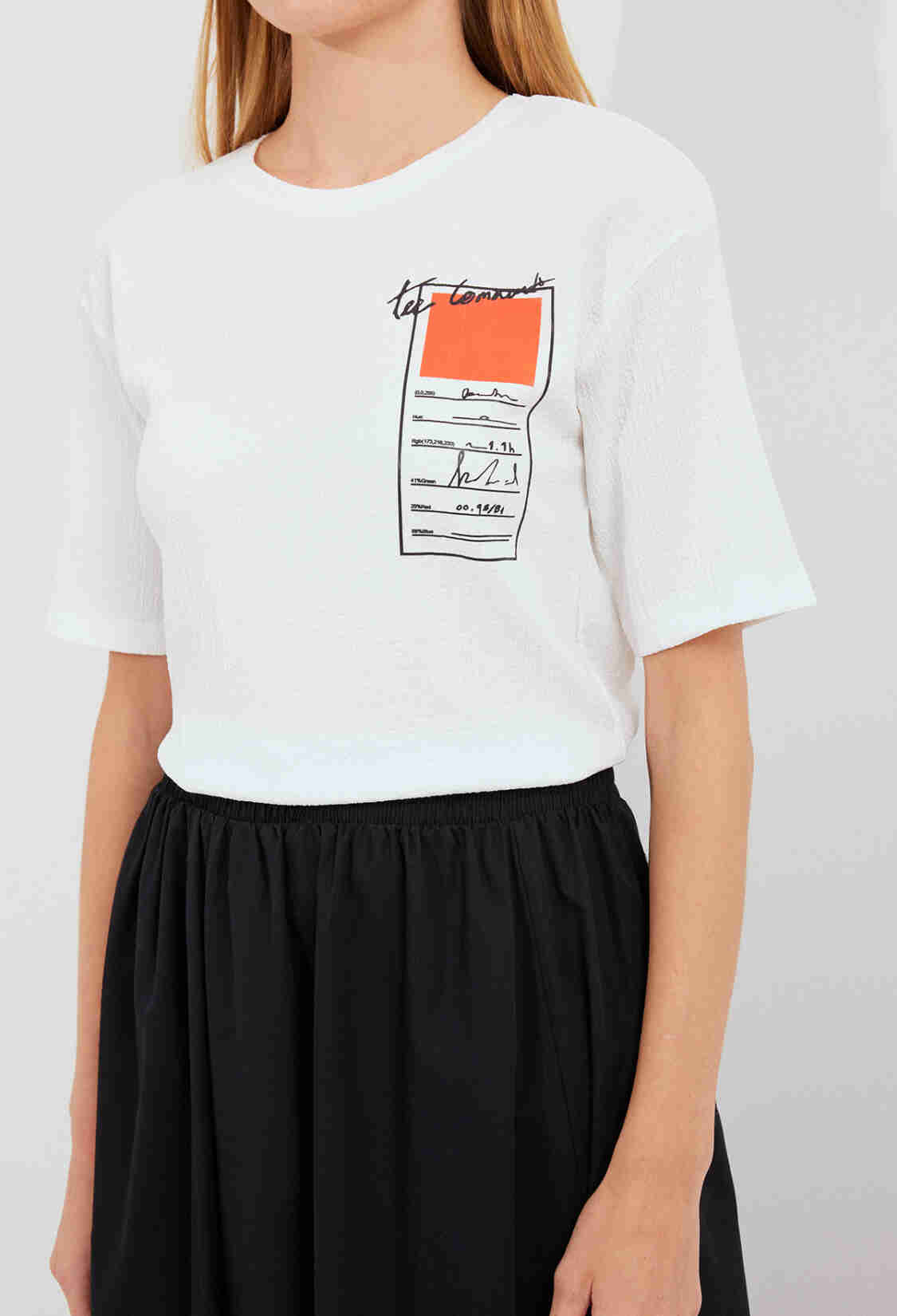 Printed Knitted Basic T-Shirt - Brand: Bigdart - Women & Kids, Baby Clothes Wholesale - TheBS Women