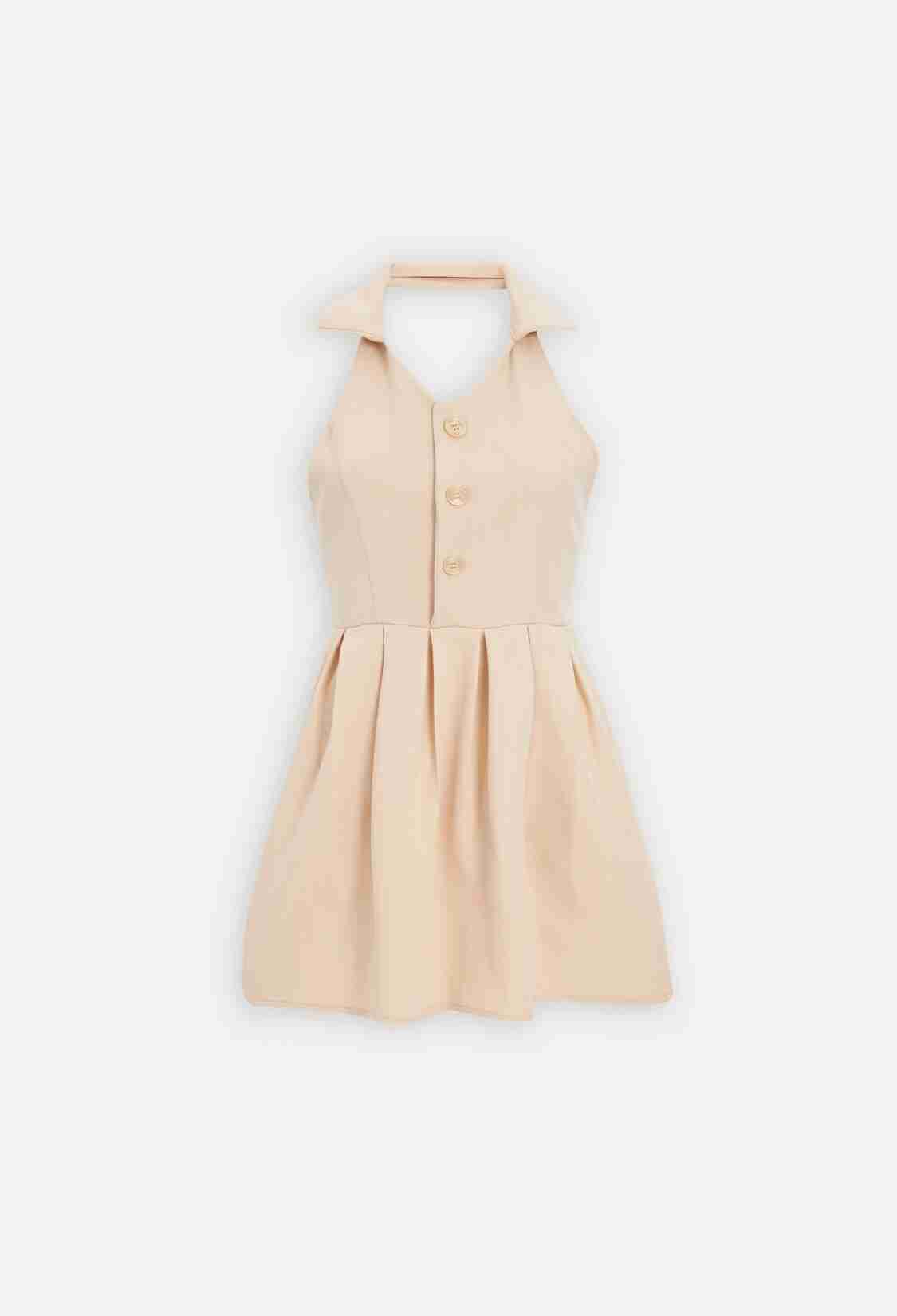 Buttoned Front Mini Dress - Brand: EYYO ATELIER - Women & Kids, Baby Clothes Wholesale - TheBS Women