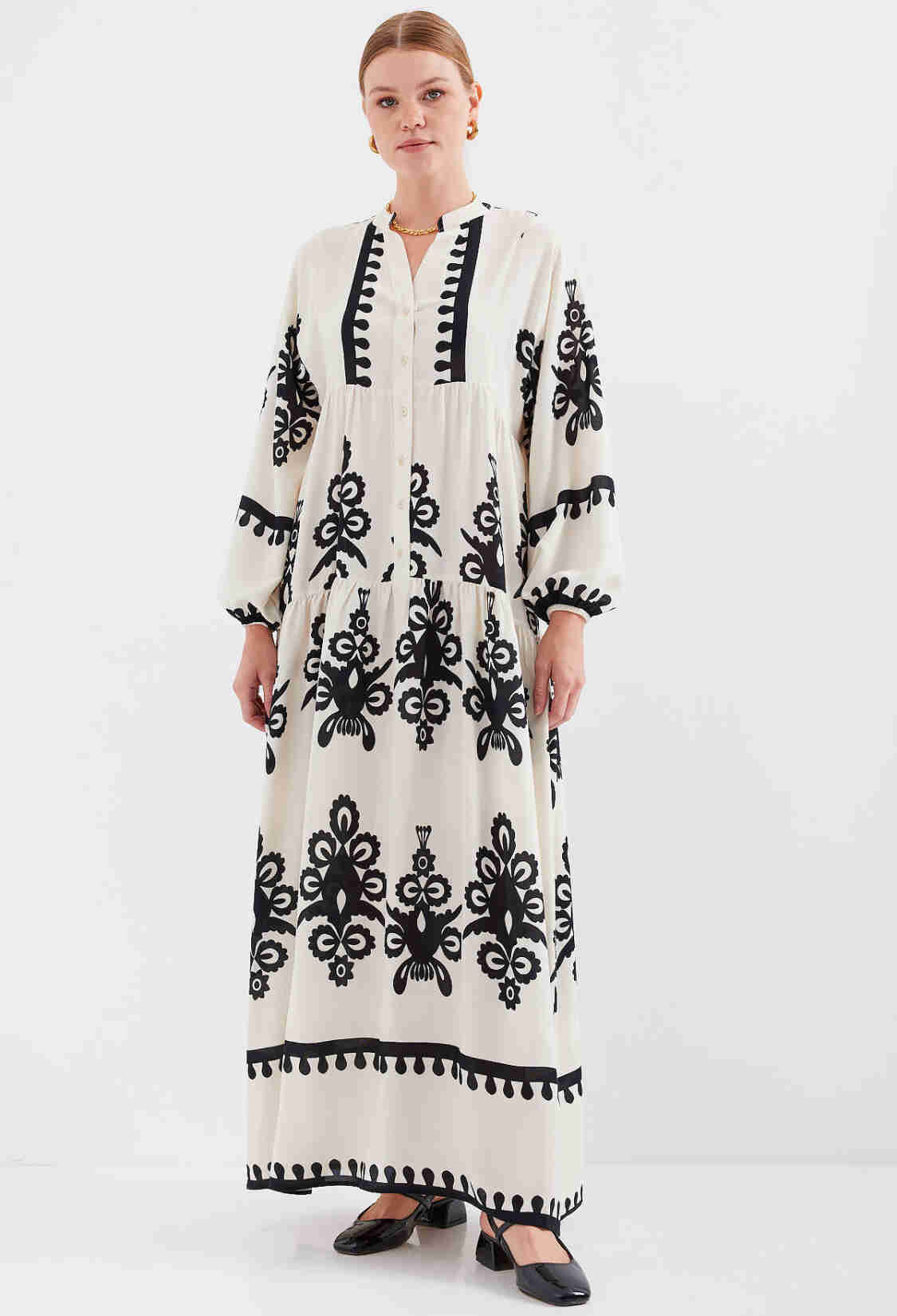 Authentic Patterned Dress - M. - Brand: Bigdart - Women & Kids, Baby Clothes Wholesale - TheBS Women