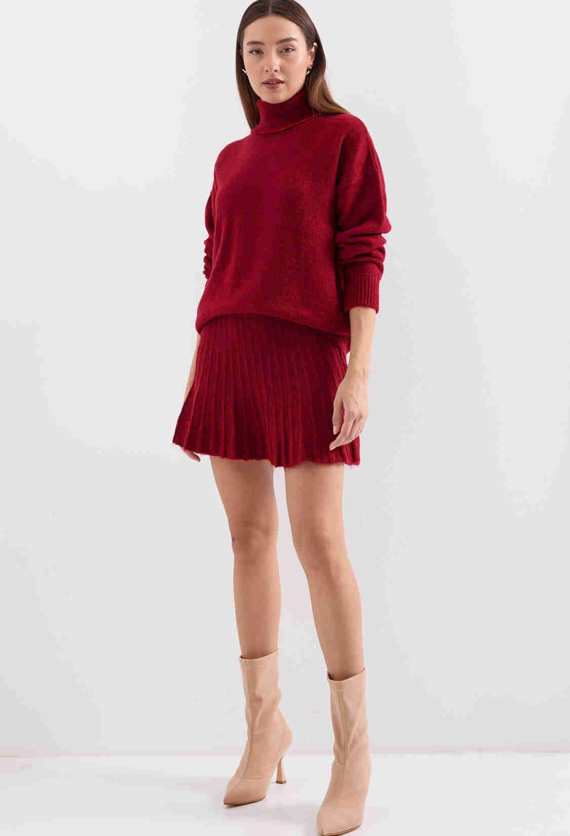 Sweater Skirt Knitwear Two Piece Set - Brand: Bigdart - Women & Kids, Baby Clothes Wholesale - TheBS Women