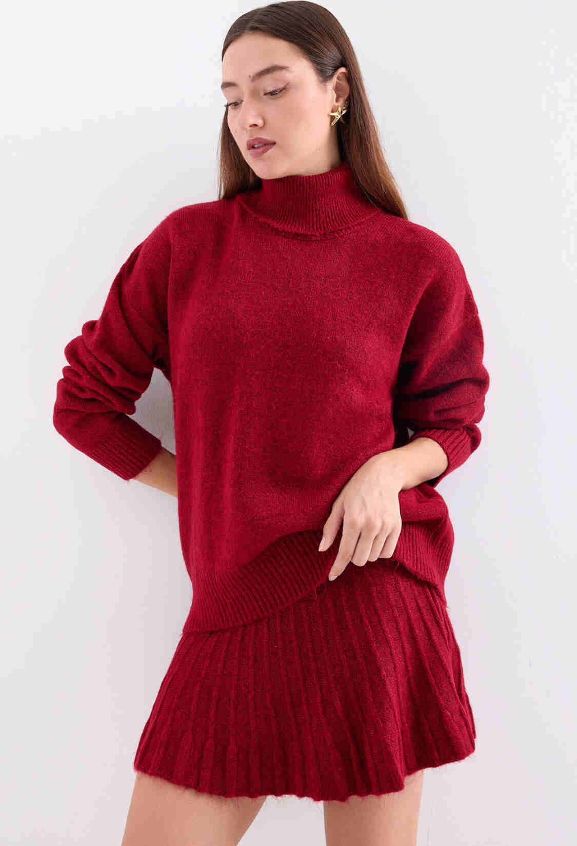 Sweater Skirt Knitwear Two Piece Set - Brand: Bigdart - Women & Kids, Baby Clothes Wholesale - TheBS Women