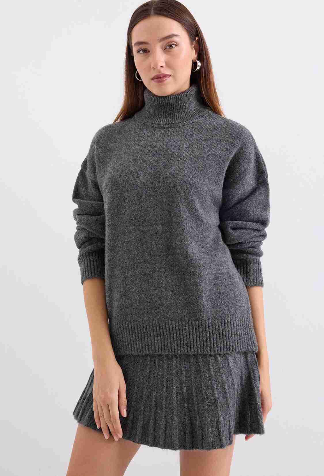 Sweater Skirt Knitwear Two Piece Set - Brand: Bigdart - Women & Kids, Baby Clothes Wholesale - TheBS Women