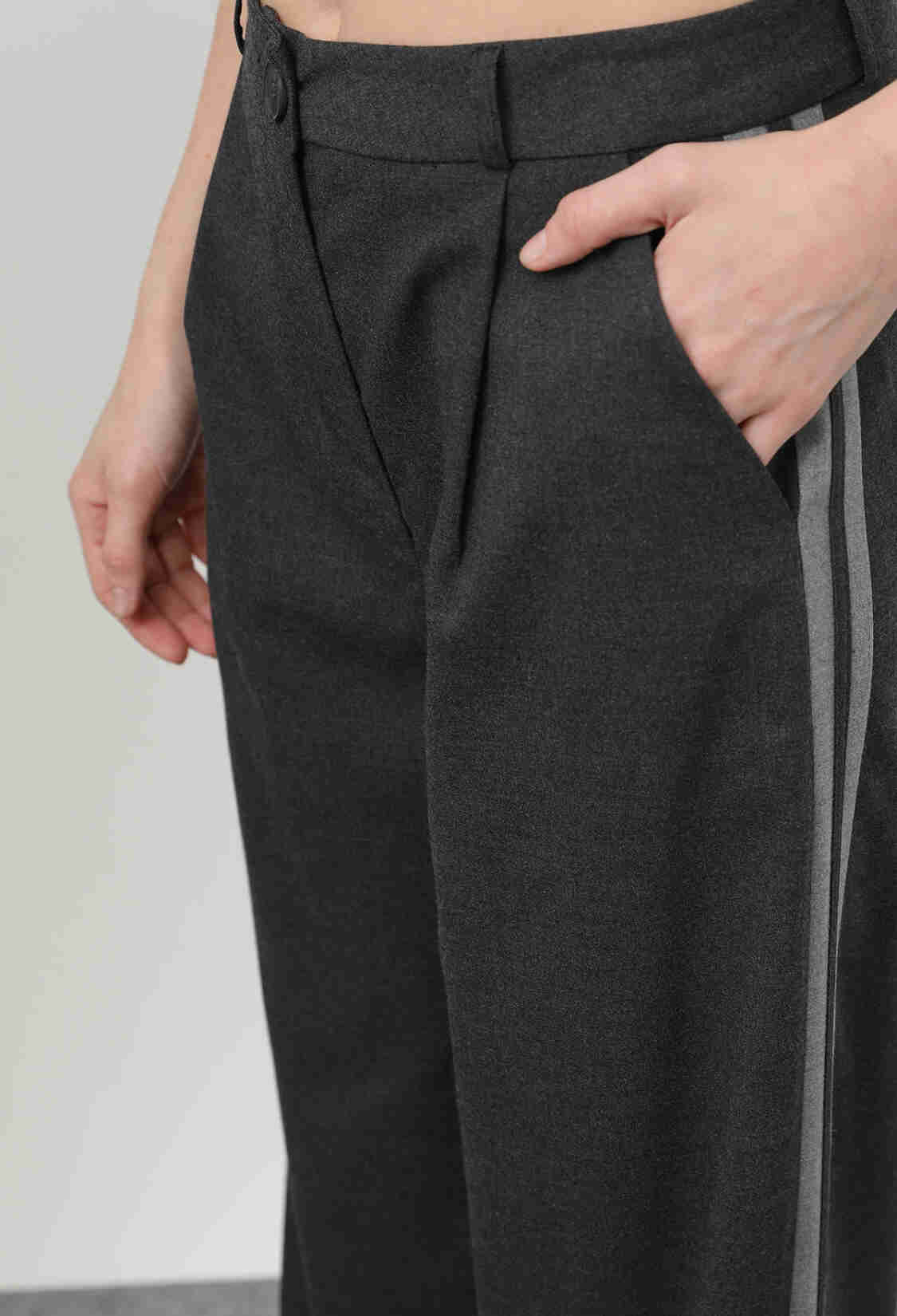 Pleated Trousers With Garnish - Brand: SOUL - Women & Kids, Baby Clothes Wholesale - TheBS Women