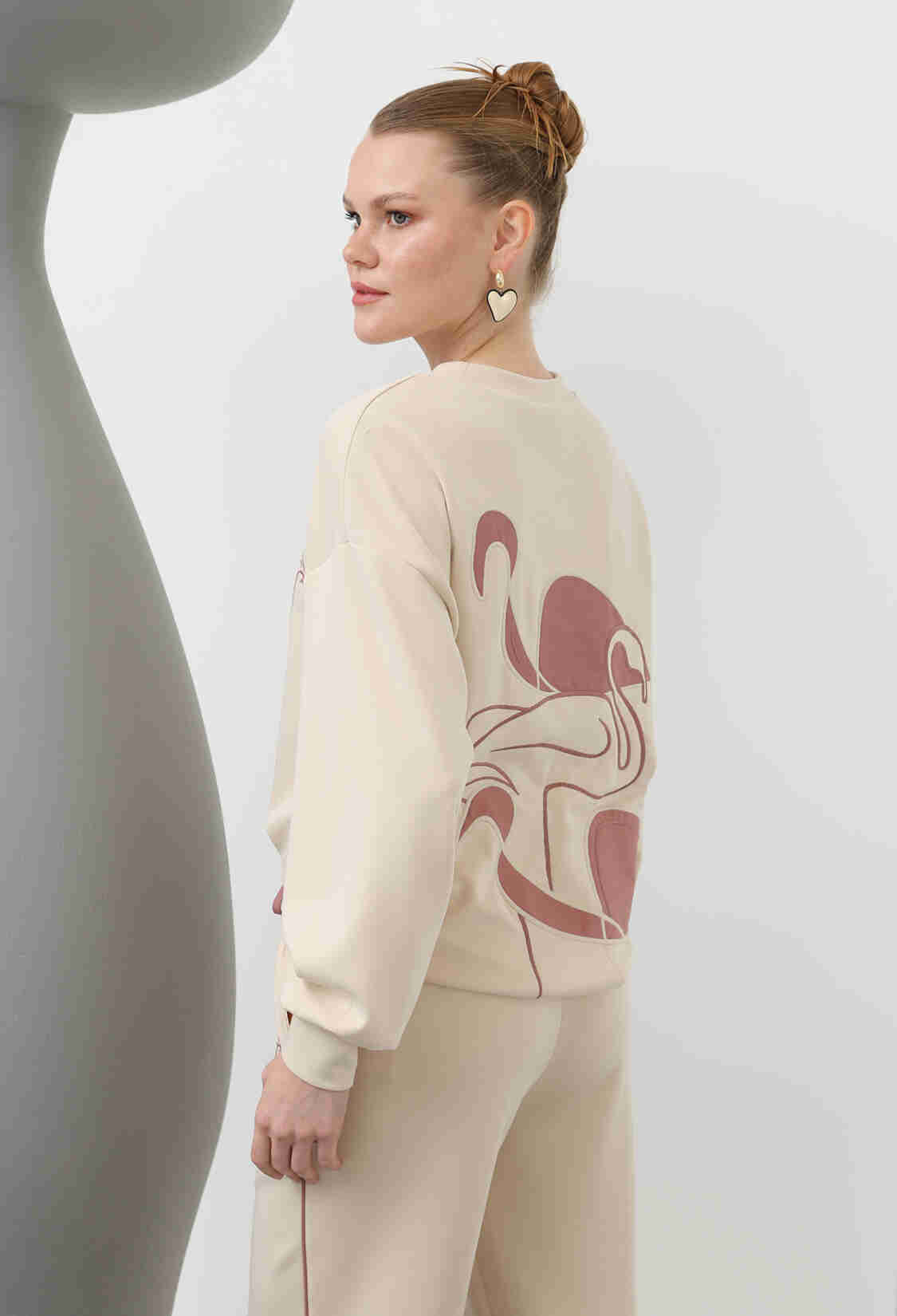 Swan Embroidered Tracksuit Set - Brand: SOUL - Women & Kids, Baby Clothes Wholesale - TheBS Women