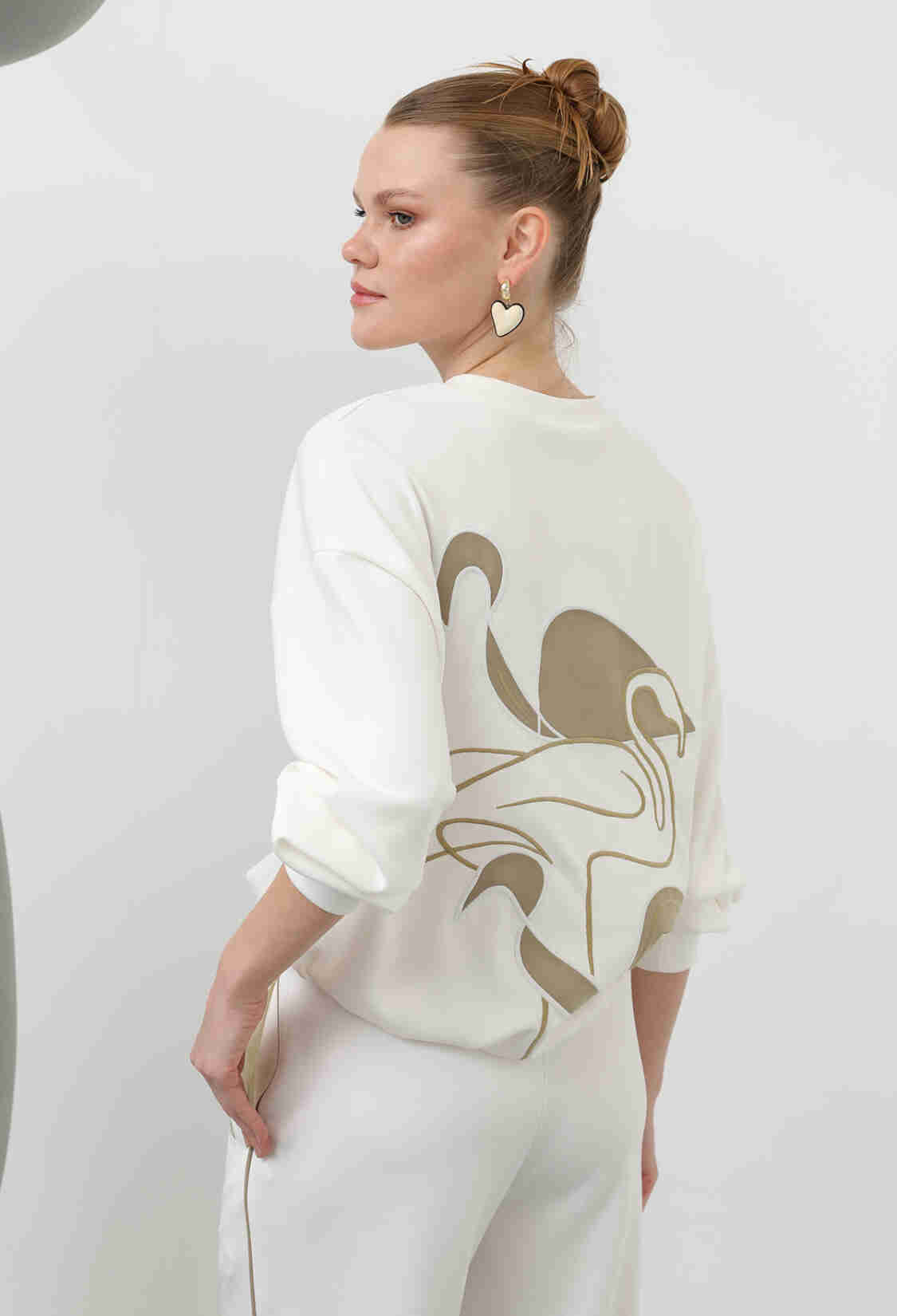 Swan Embroidered Tracksuit Set - Brand: SOUL - Women & Kids, Baby Clothes Wholesale - TheBS Women