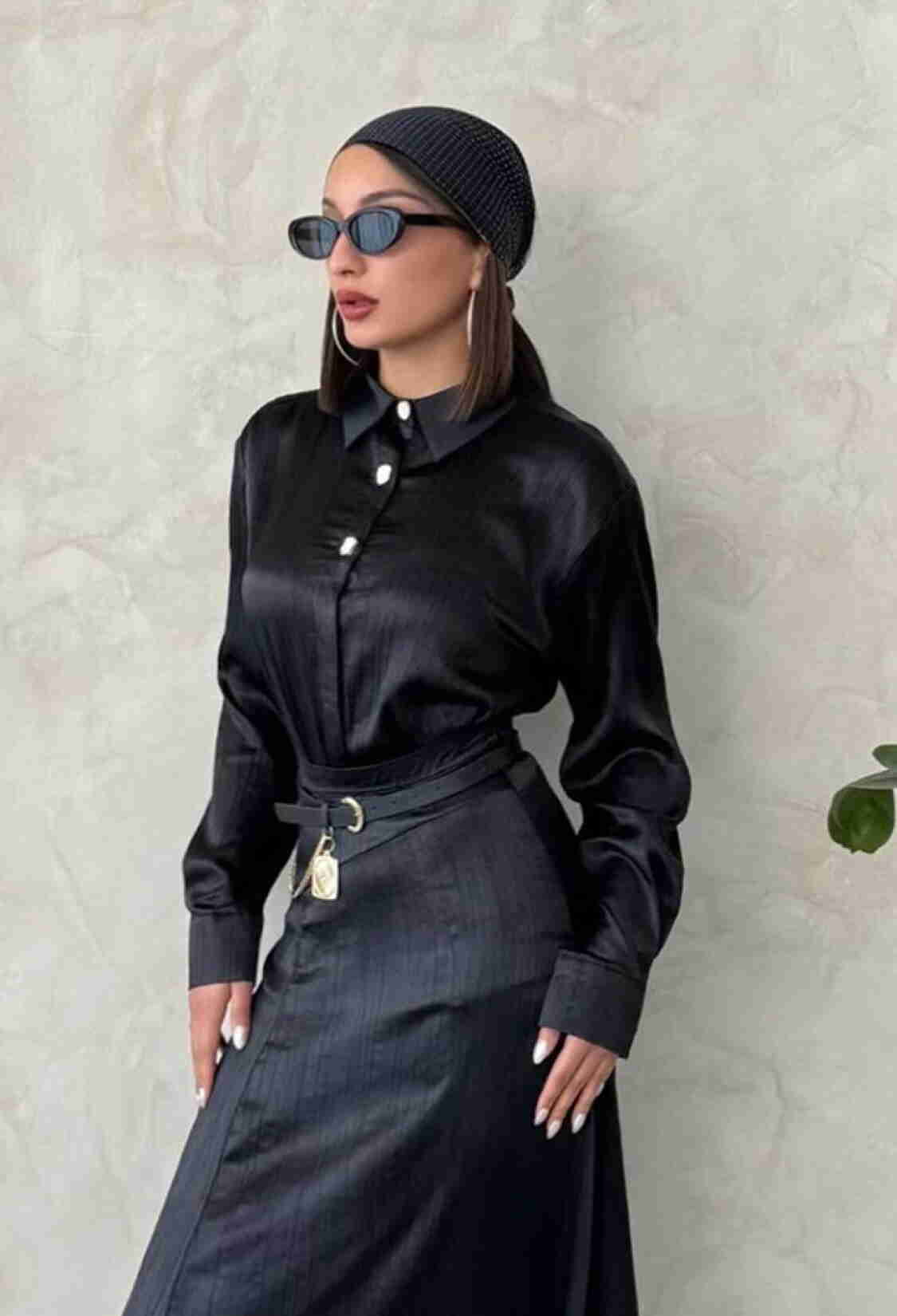 Cropped Satin Shirt - Brand: Topshow - Women & Kids, Baby Clothes Wholesale - TheBS Women