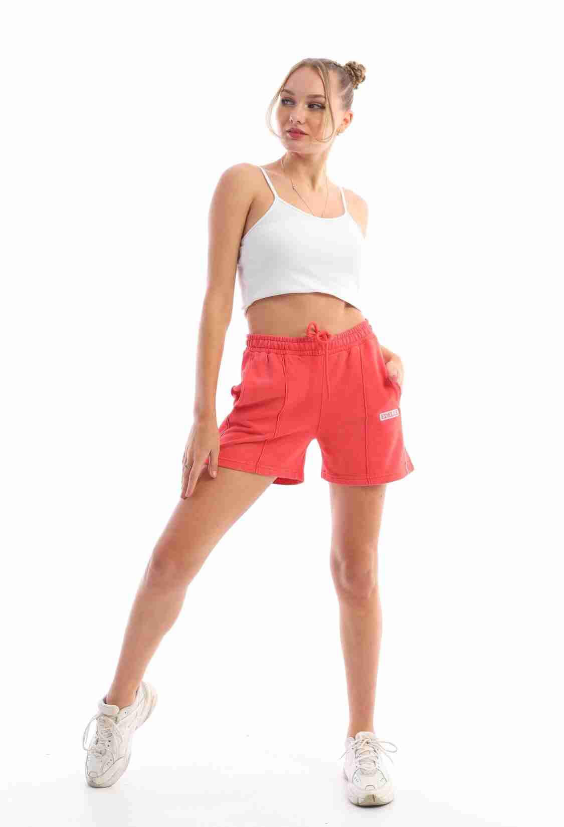 Red Mini Women Shorts - Brand: EDELLE - Women & Kids, Baby Clothes Wholesale - TheBS Women