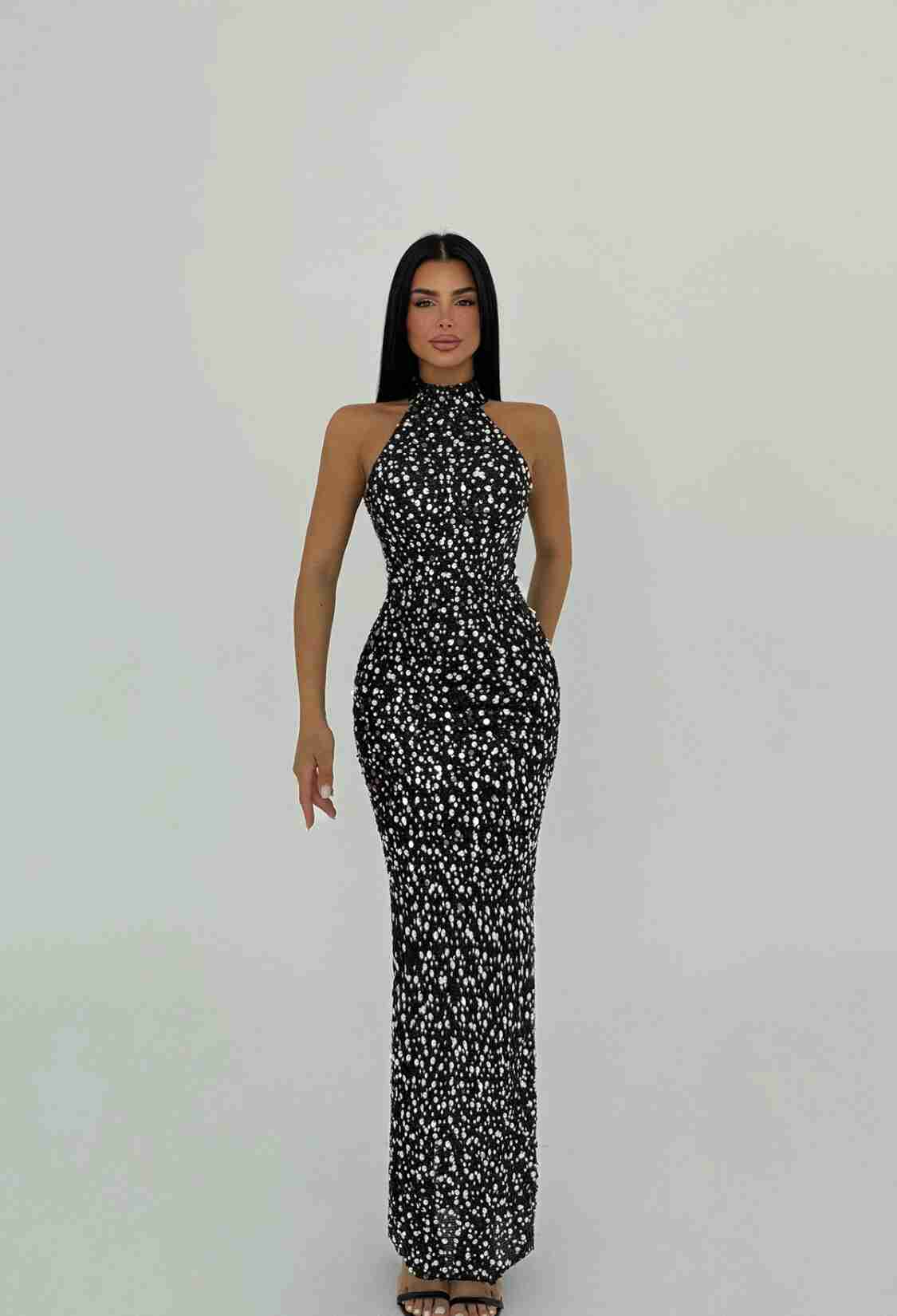 Sequin Detail Long Dress - Mix Color - Brand: EYYO ATELIER - Women & Kids, Baby Clothes Wholesale - TheBS Women