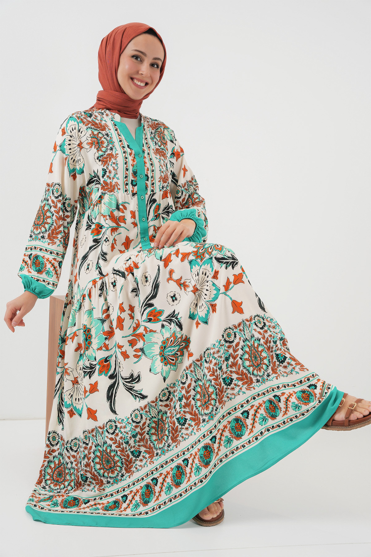 Authentic Patterned Burkini Dress -2 - Brand: Bigdart - Women & Kids, Baby Clothes Wholesale - TheBS Women