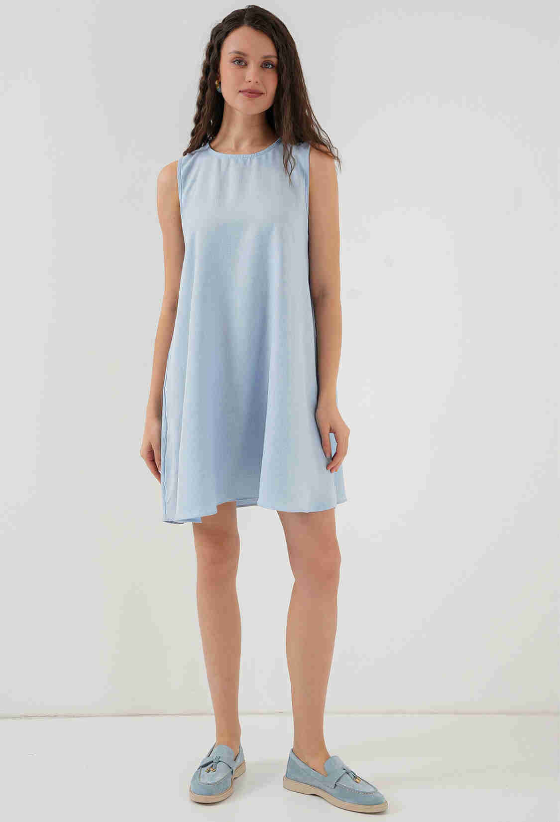 Mini Linen Dress - Light - Brand: Bigdart - Women & Kids, Baby Clothes Wholesale - TheBS Women
