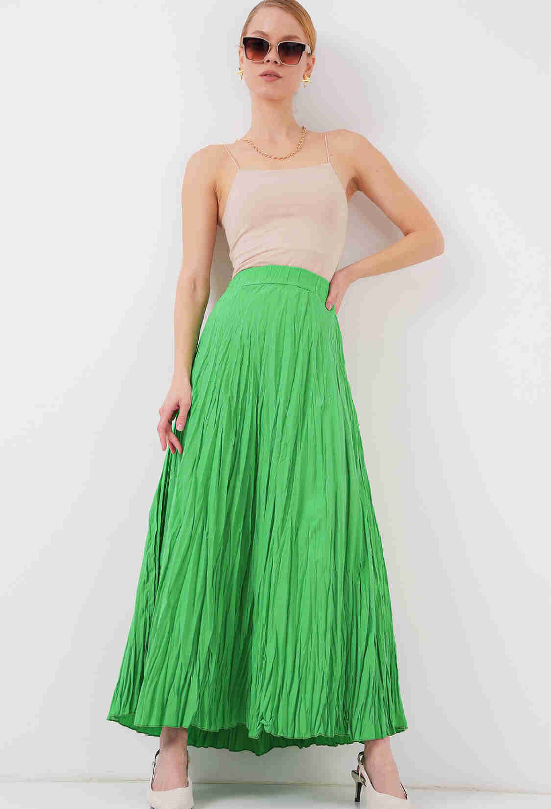 Long Ruffle Skirt 8042 - Brand: Bigdart - Women & Kids, Baby Clothes Wholesale - TheBS Women