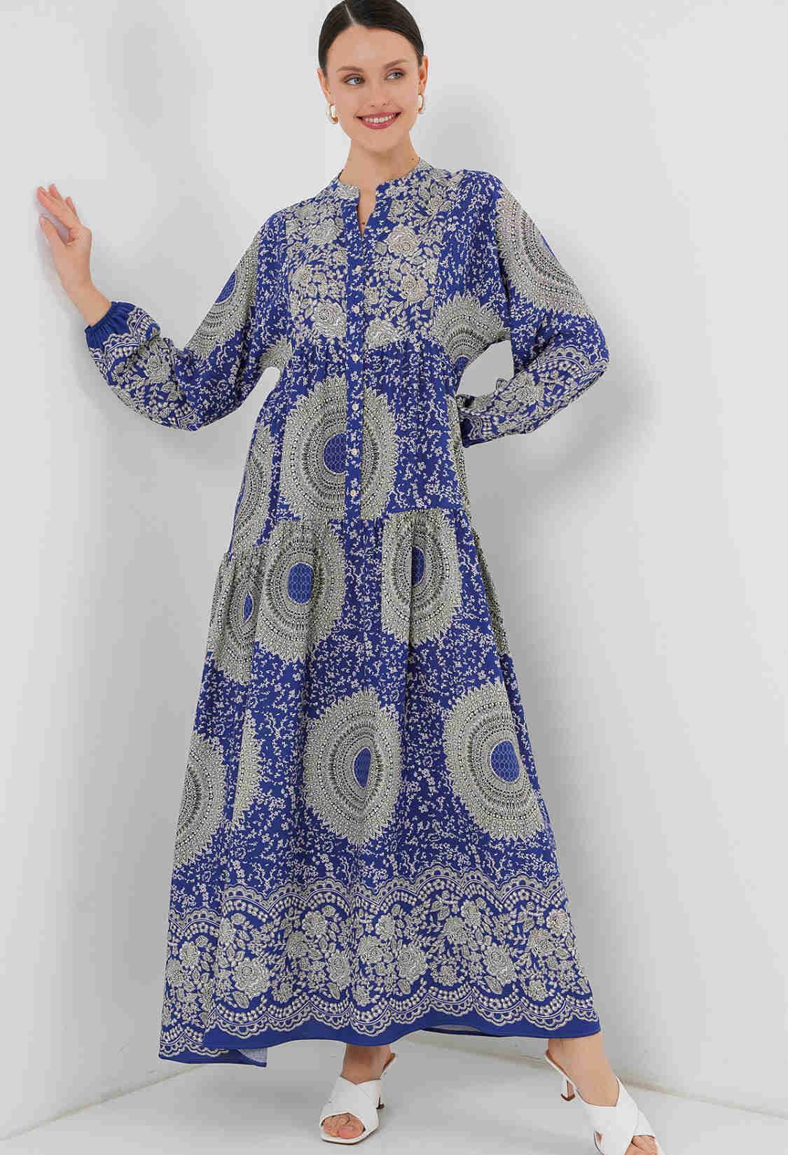 Authentic Patterned Burkini Dress - Saks 4 - Brand: Bigdart - Women & Kids, Baby Clothes Wholesale - TheBS Women