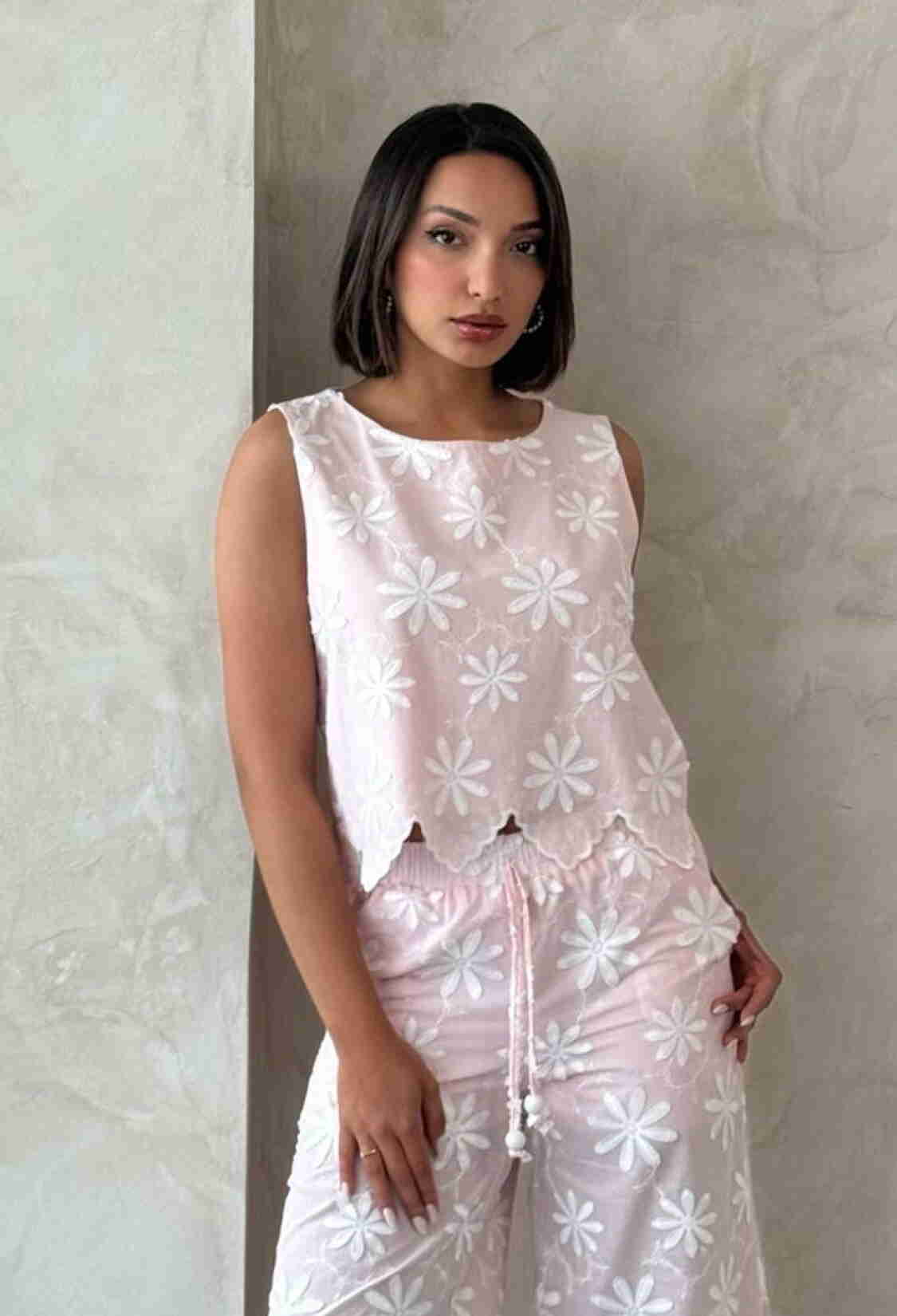 Floral Casual Sleeveless Blouse With Cap Sleeve - Brand: Topshow - Women & Kids, Baby Clothes Wholesale - TheBS Women