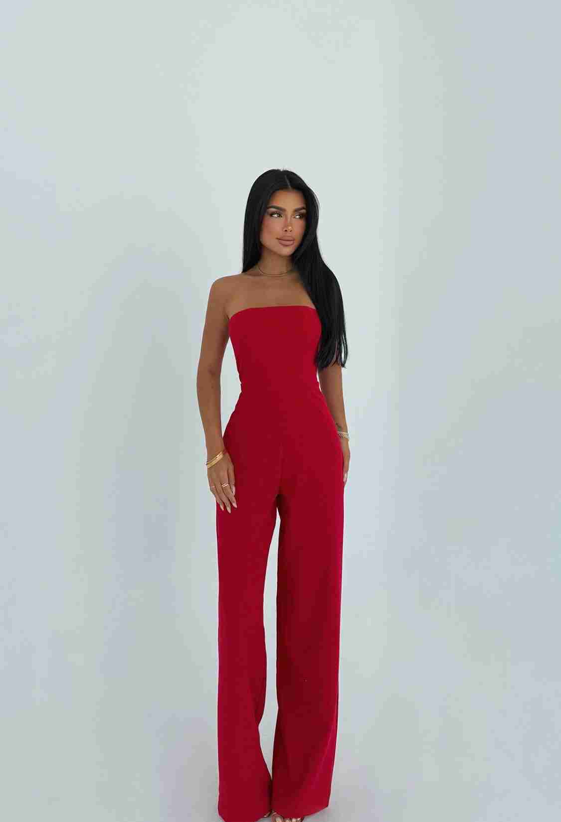 Tailored Strapless Sleeveless Jumpsuit - Brand: EYYO ATELIER - Women & Kids, Baby Clothes Wholesale - TheBS Women