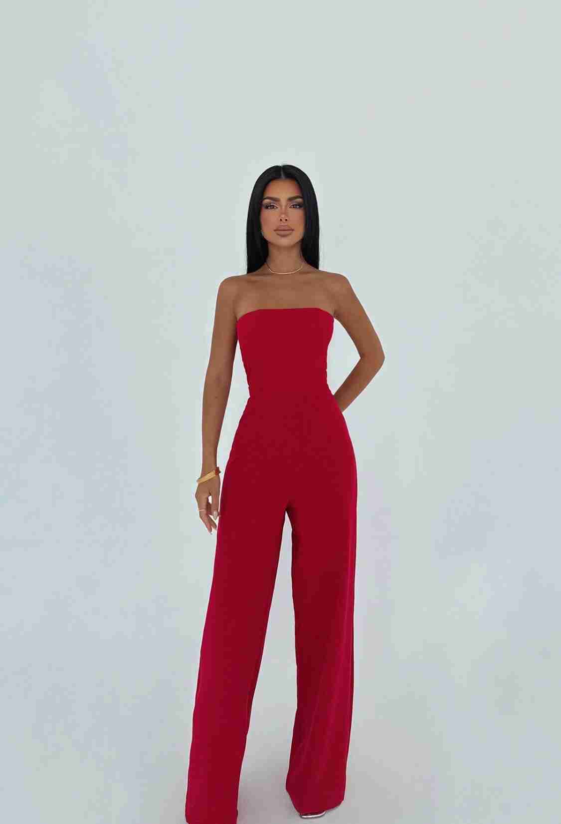 Tailored Strapless Sleeveless Jumpsuit - Brand: EYYO ATELIER - Women & Kids, Baby Clothes Wholesale - TheBS Women