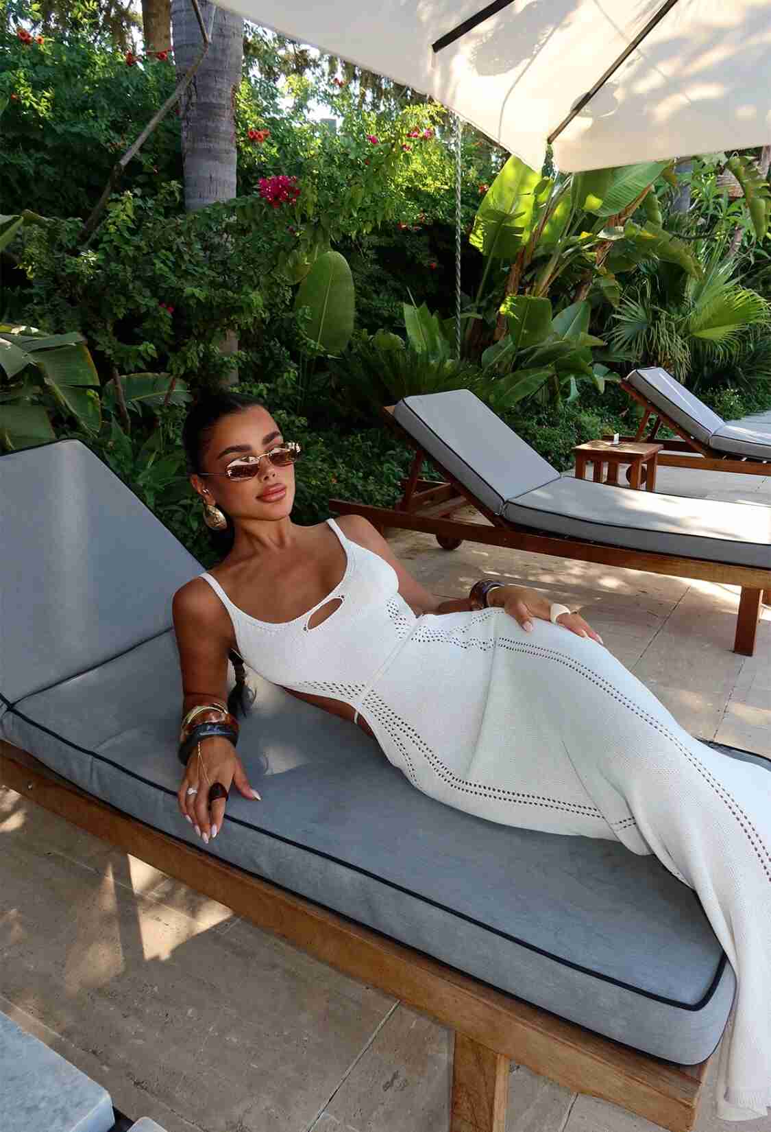 Bodycon Maxi Dress With Cap Sleeves - Brand: EYYO ATELIER - Women & Kids, Baby Clothes Wholesale - TheBS Women