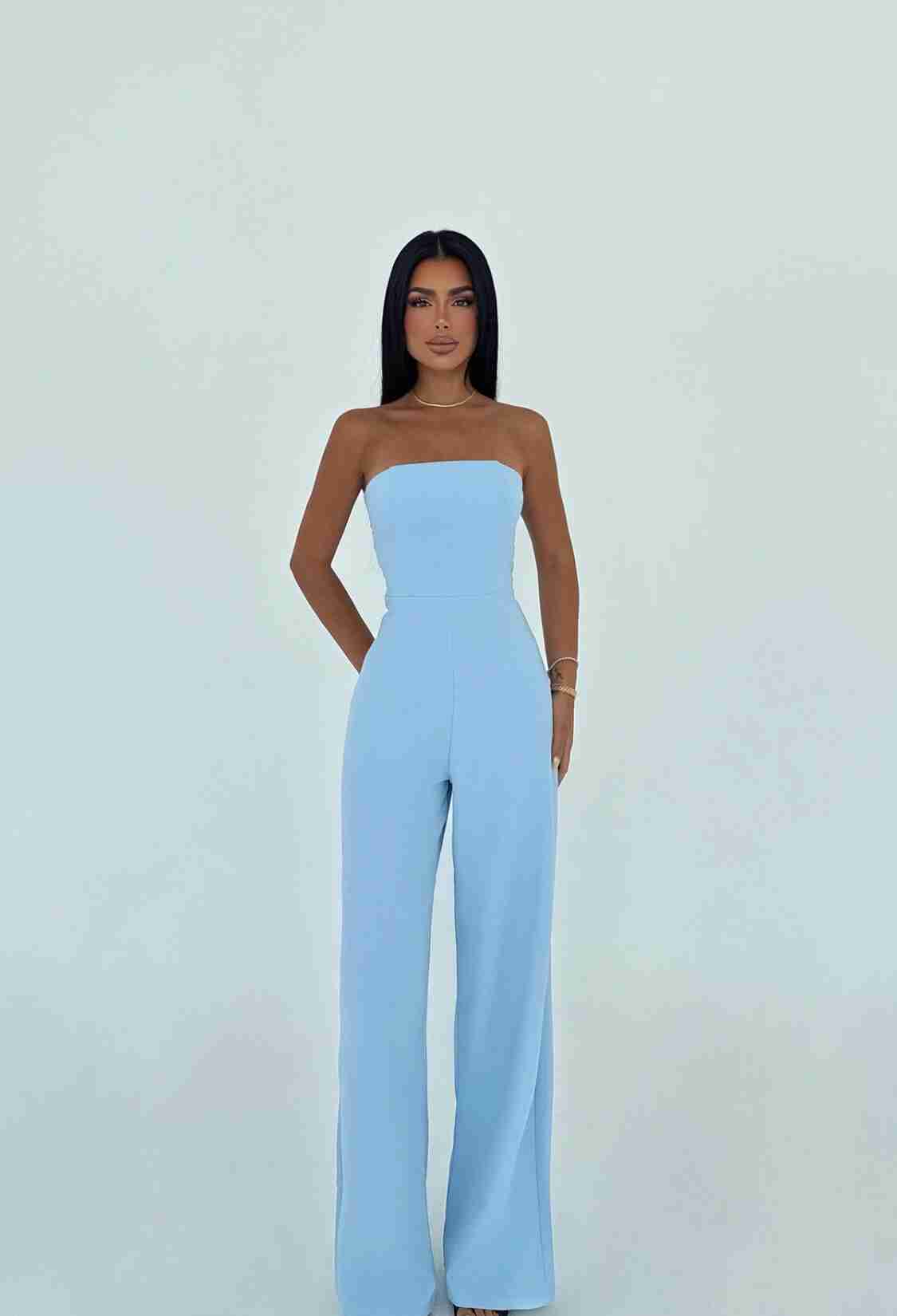 Strapless Tailored Jumpsuit - Brand: EYYO ATELIER - Women & Kids, Baby Clothes Wholesale - TheBS Women