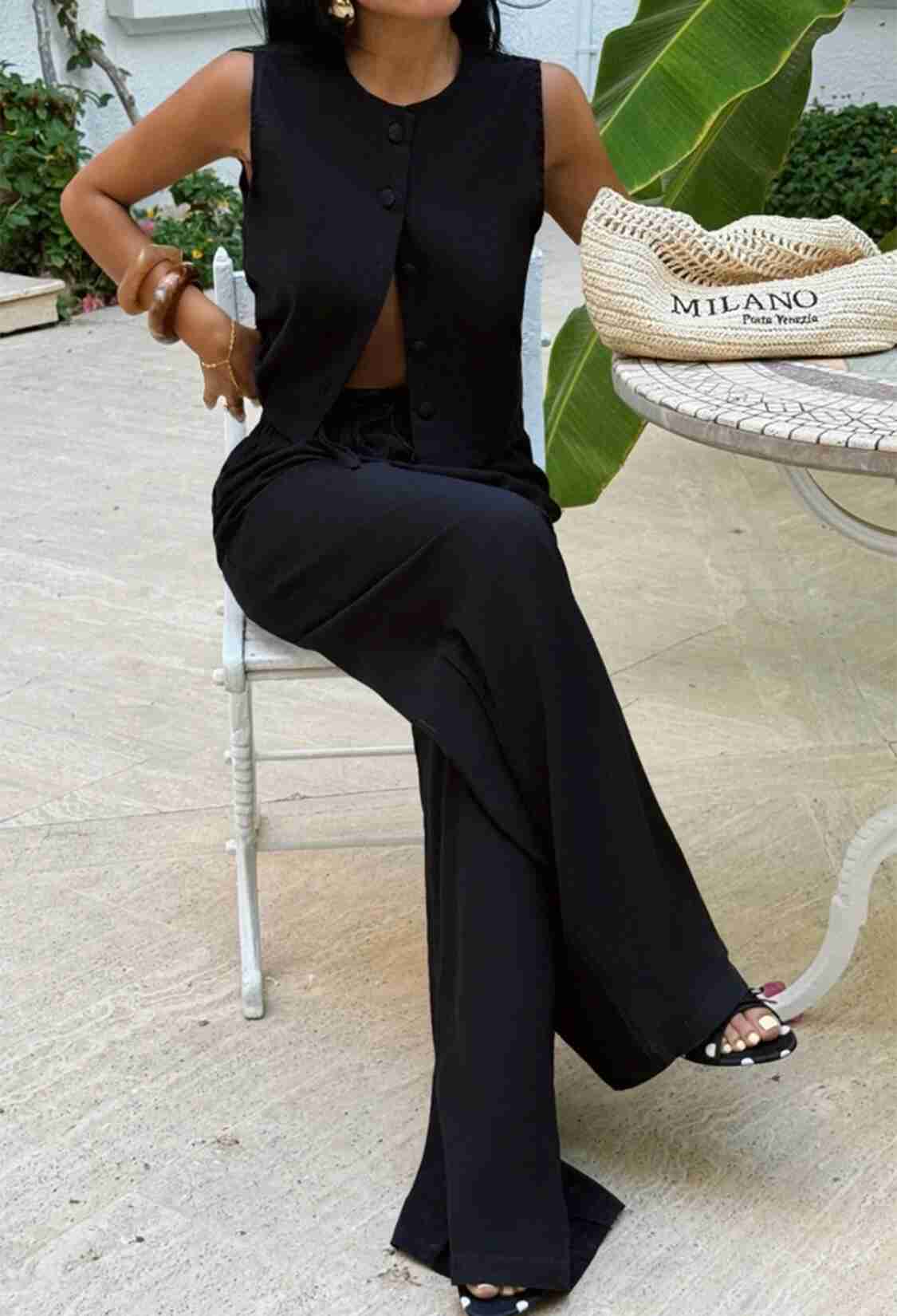 Sleeveless Floor Length Tank Dress - Brand: EYYO ATELIER - Women & Kids, Baby Clothes Wholesale - TheBS Women