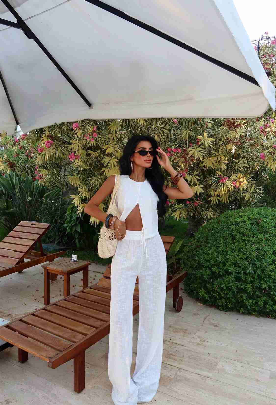 Elegant Boho Palazzo Set - Brand: EYYO ATELIER - Women & Kids, Baby Clothes Wholesale - TheBS Women