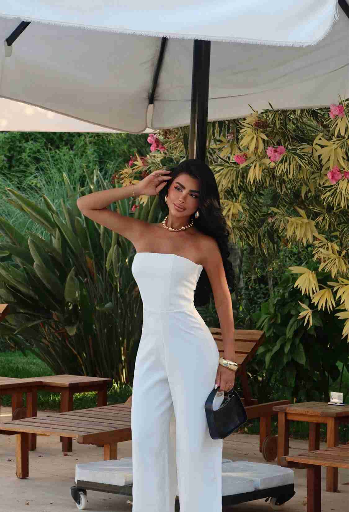 Slim Fit Strapless Tailored Jumpsuit - Brand: EYYO ATELIER - Women & Kids, Baby Clothes Wholesale - TheBS Women