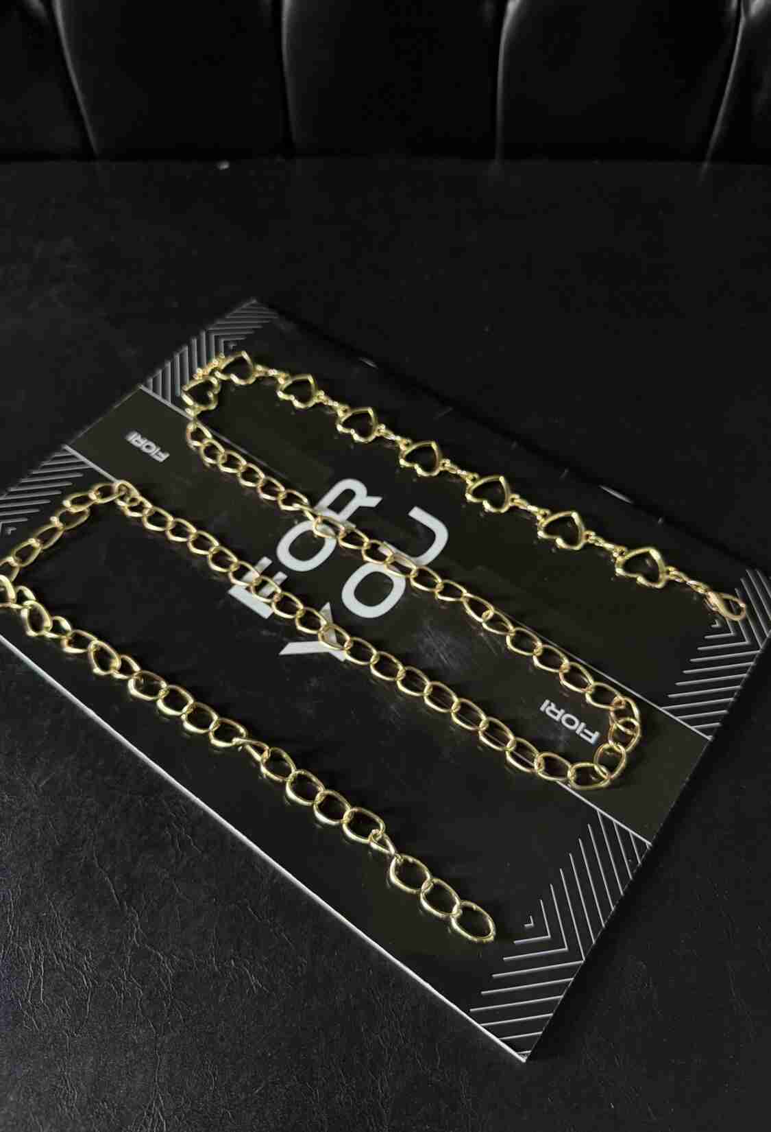 Heart Gold Detailed Belt - Brand: Fiori - Women & Kids, Baby Clothes Wholesale - TheBS Women