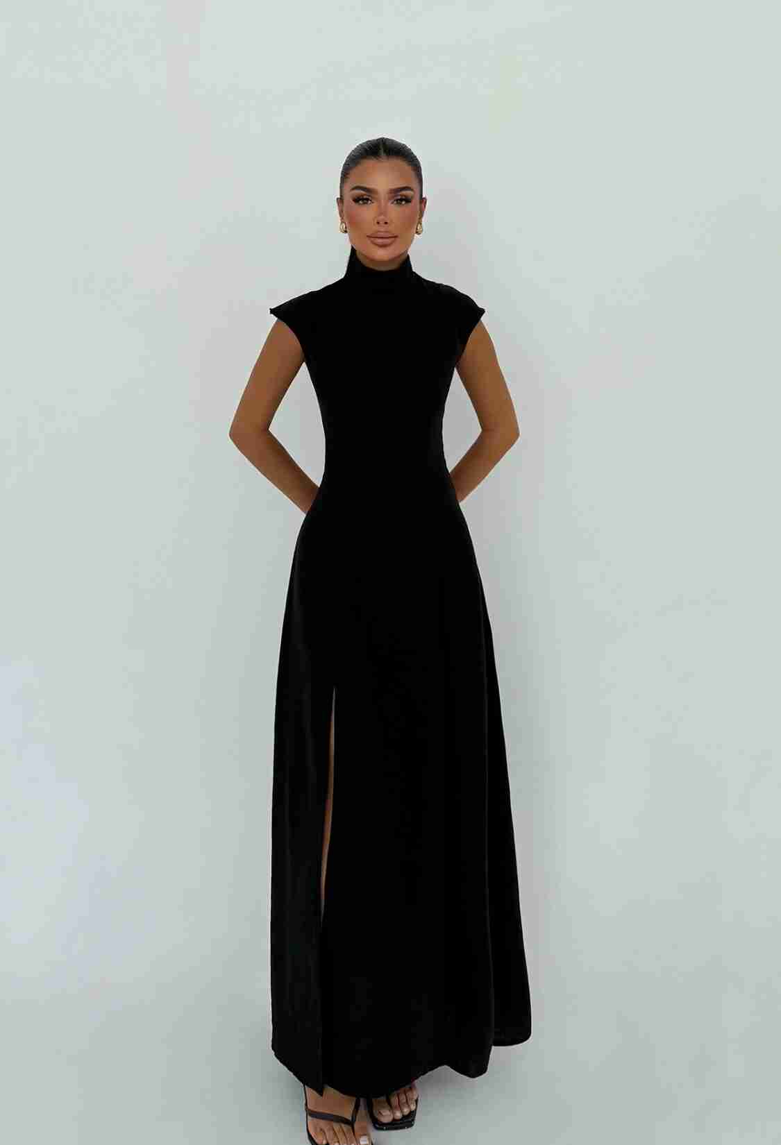 ElegantSheath Dress With Cap Sleeves - Brand: EYYO ATELIER - Women & Kids, Baby Clothes Wholesale - TheBS Women