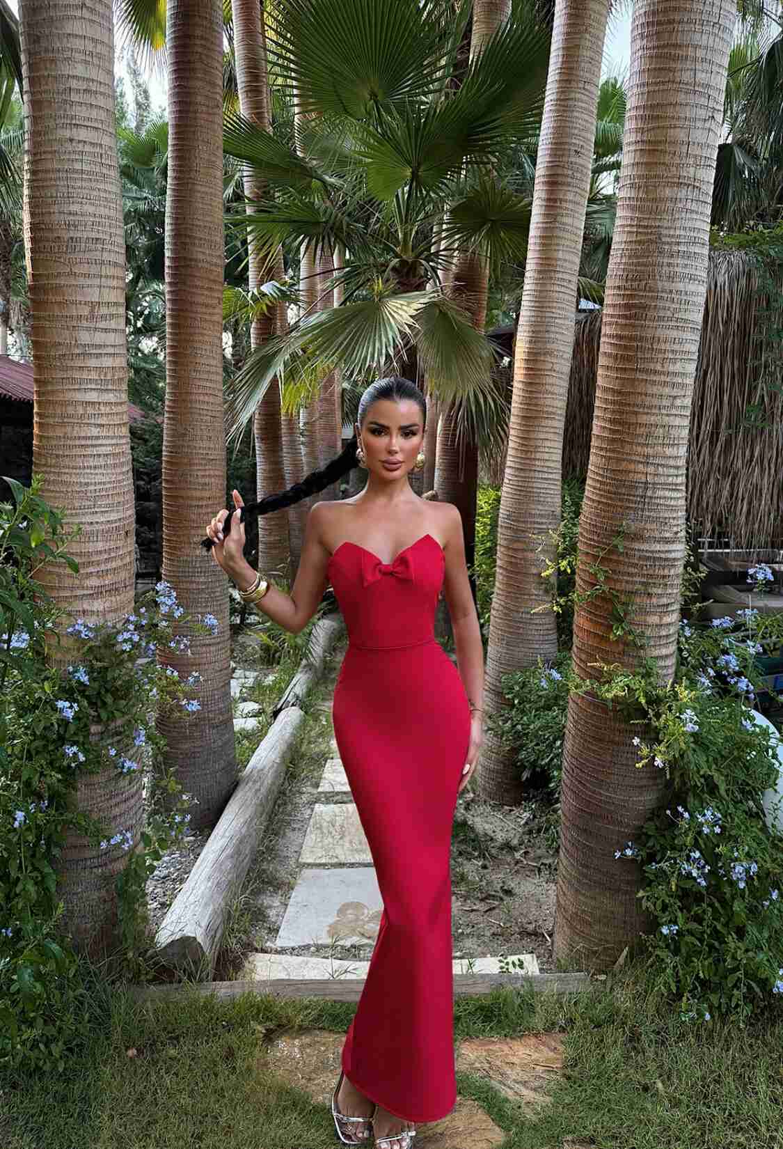 Glamorous Bodycon Dress With Sweetheart Neck - Brand: EYYO ATELIER - Women & Kids, Baby Clothes Wholesale - TheBS Women