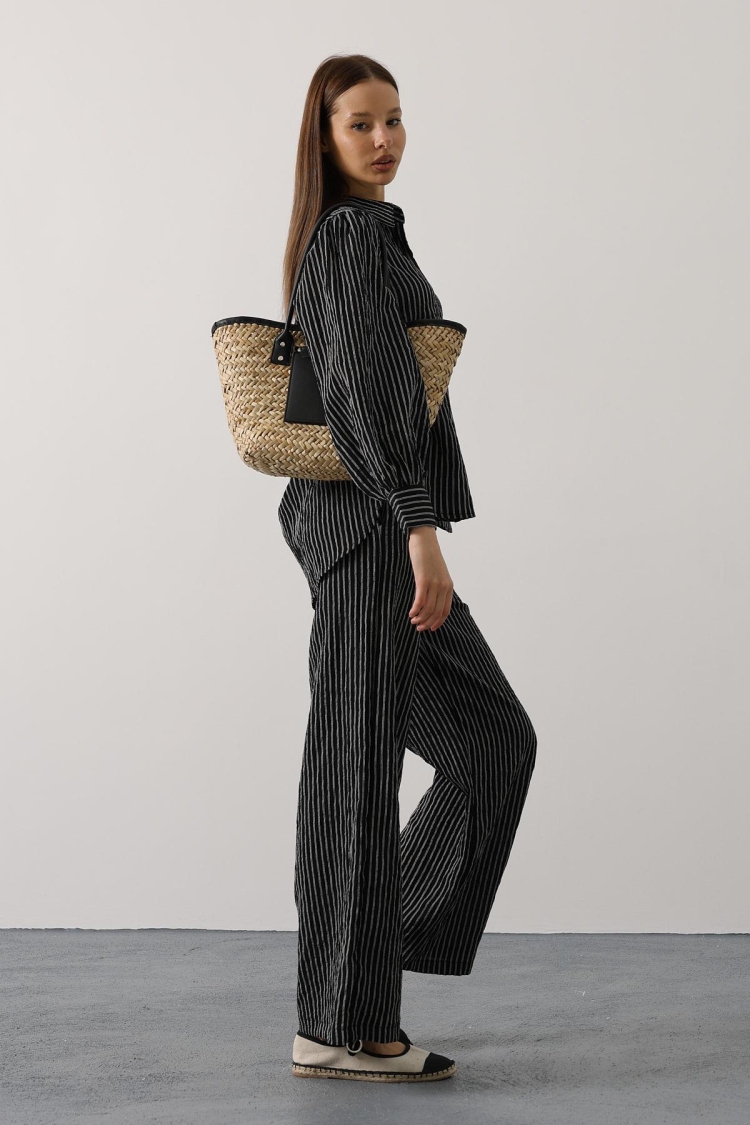 Striped Palazzo Pants Set - Brand: Reyon - Women & Kids, Baby Clothes Wholesale - TheBS Women