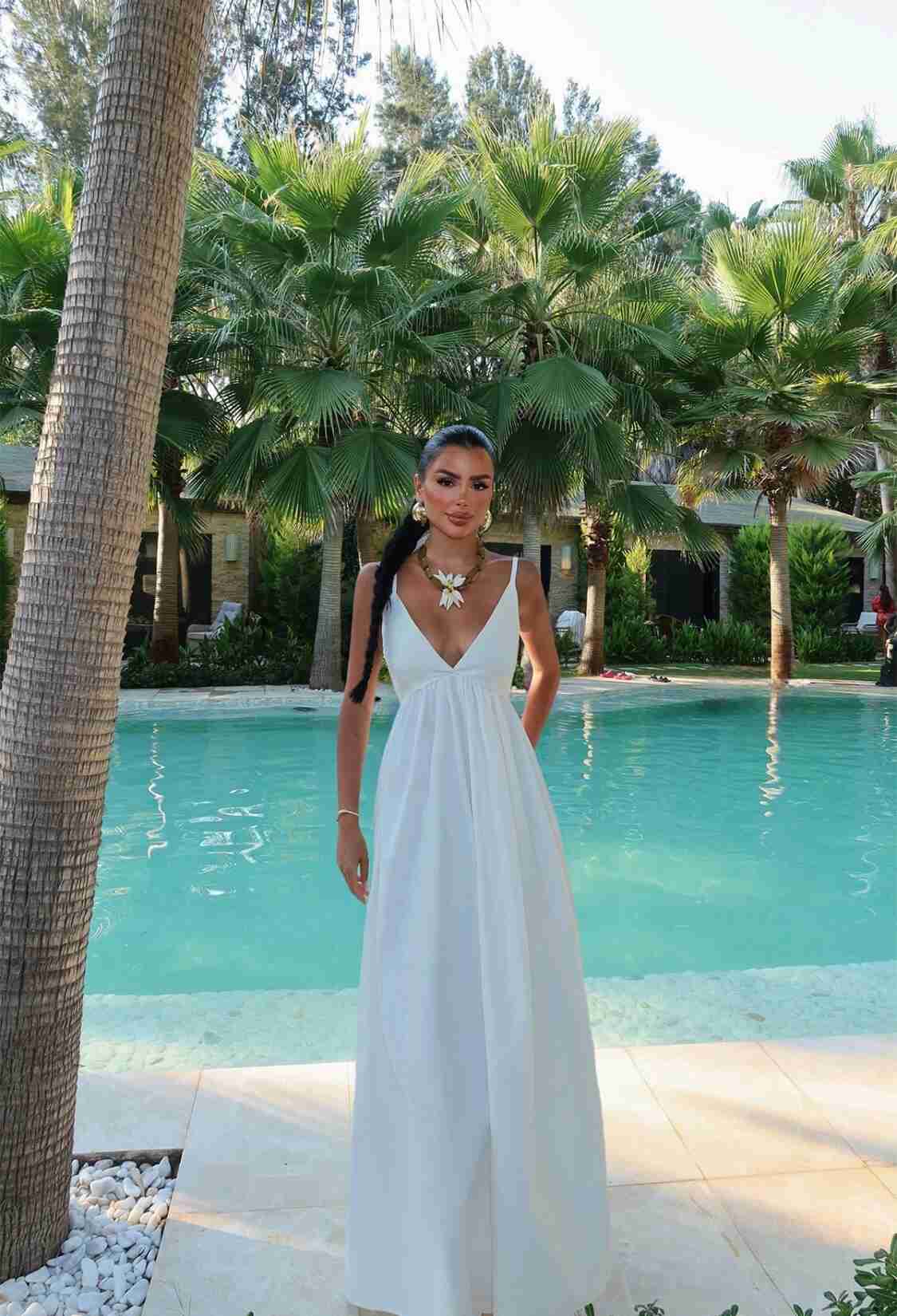Elegant Floor Length Slip Dress - Brand: EYYO ATELIER - Women & Kids, Baby Clothes Wholesale - TheBS Women