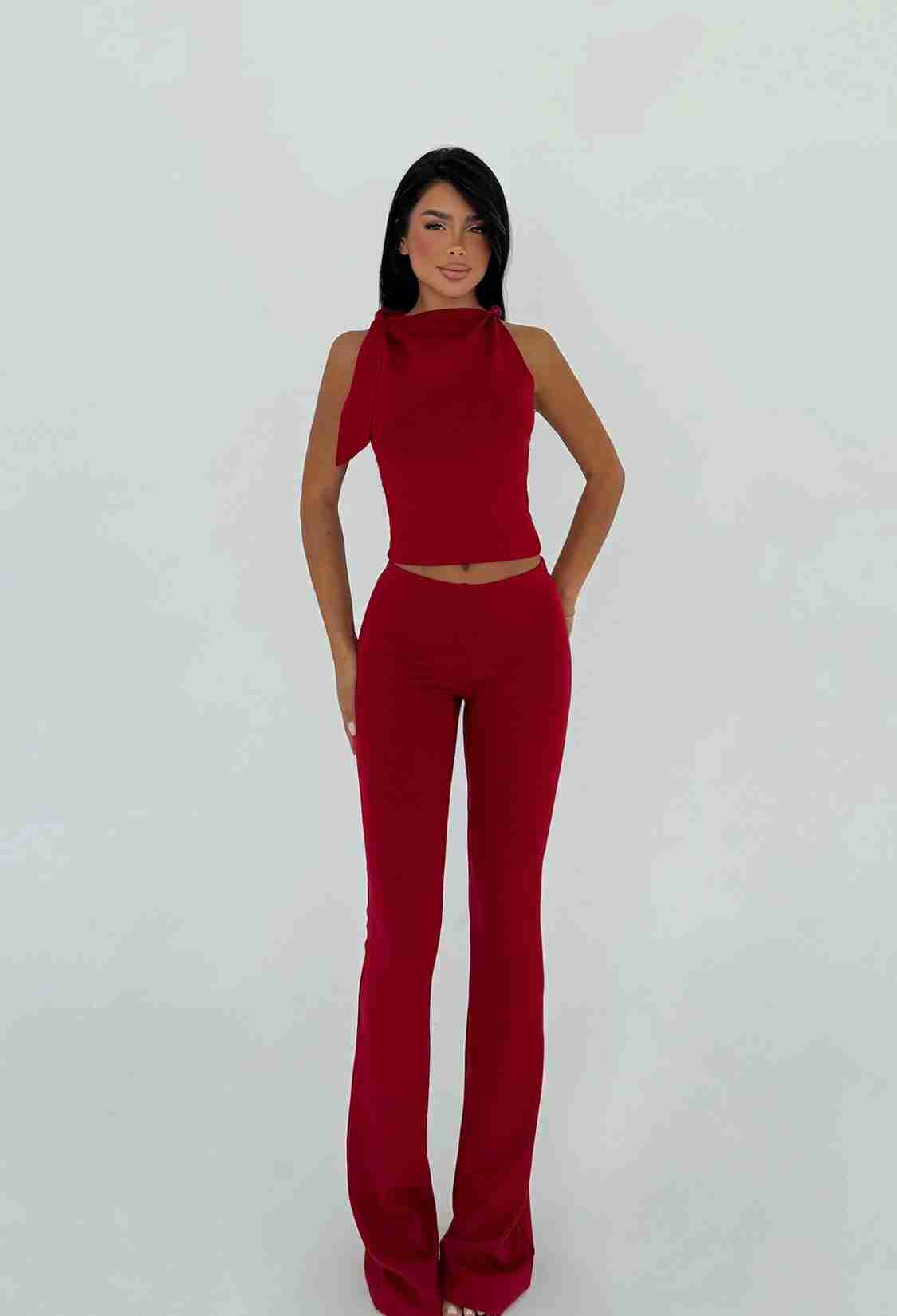 ClaretElegant Slim Fit Set - Brand: EYYO ATELIER - Women & Kids, Baby Clothes Wholesale - TheBS Women