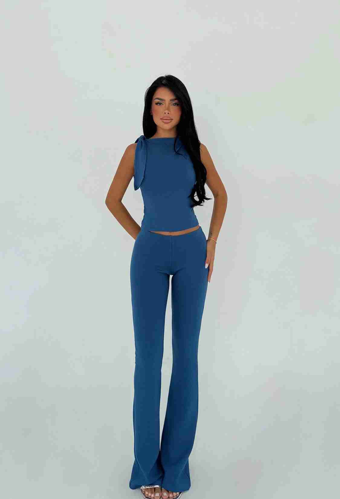 Blue Sexy Casual Elegant Set - Brand: EYYO ATELIER - Women & Kids, Baby Clothes Wholesale - TheBS Women