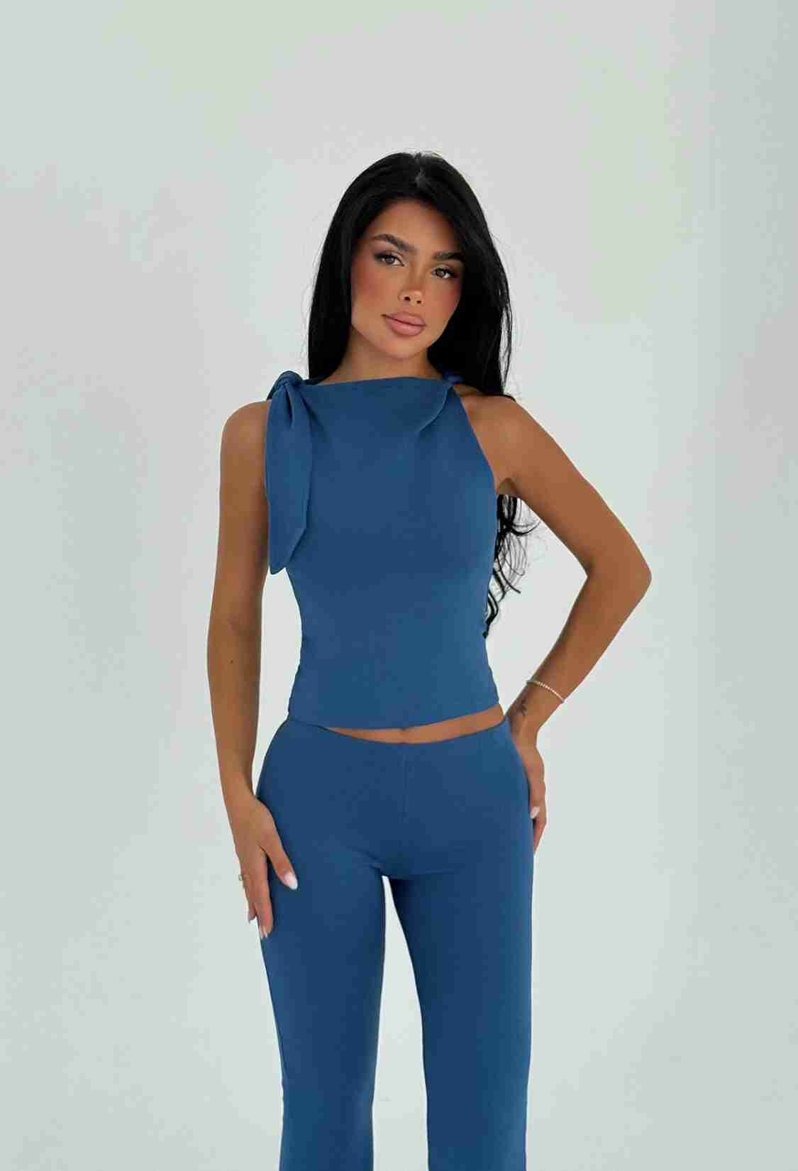 Blue Sexy Casual Elegant Set - Brand: EYYO ATELIER - Women & Kids, Baby Clothes Wholesale - TheBS Women