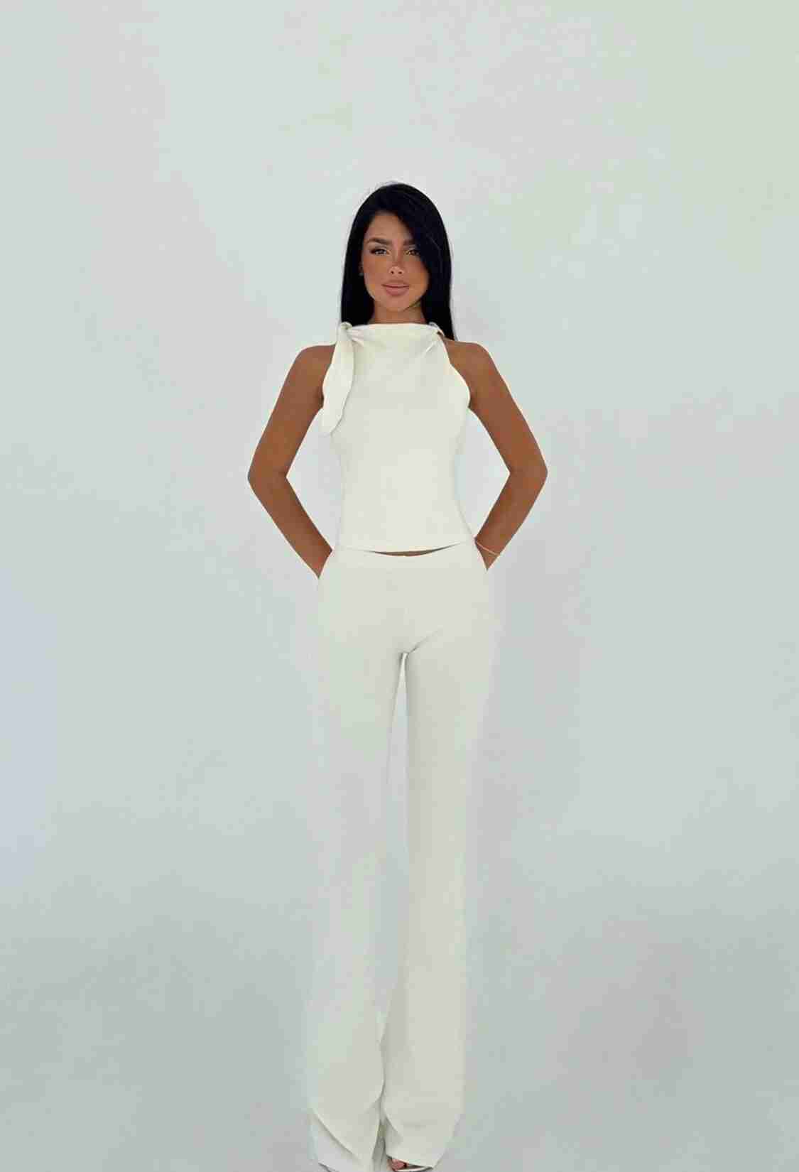 Elegant Slim Fit Bootcut Set - Brand: EYYO ATELIER - Women & Kids, Baby Clothes Wholesale - TheBS Women