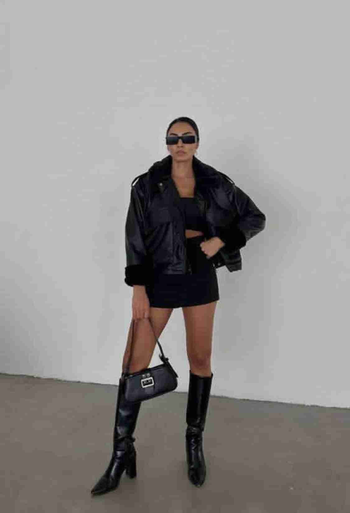 Bomber Jacket Oversized Crop Zip Up - Brand: My Jest Fashion - Women & Kids, Baby Clothes Wholesale - TheBS Women