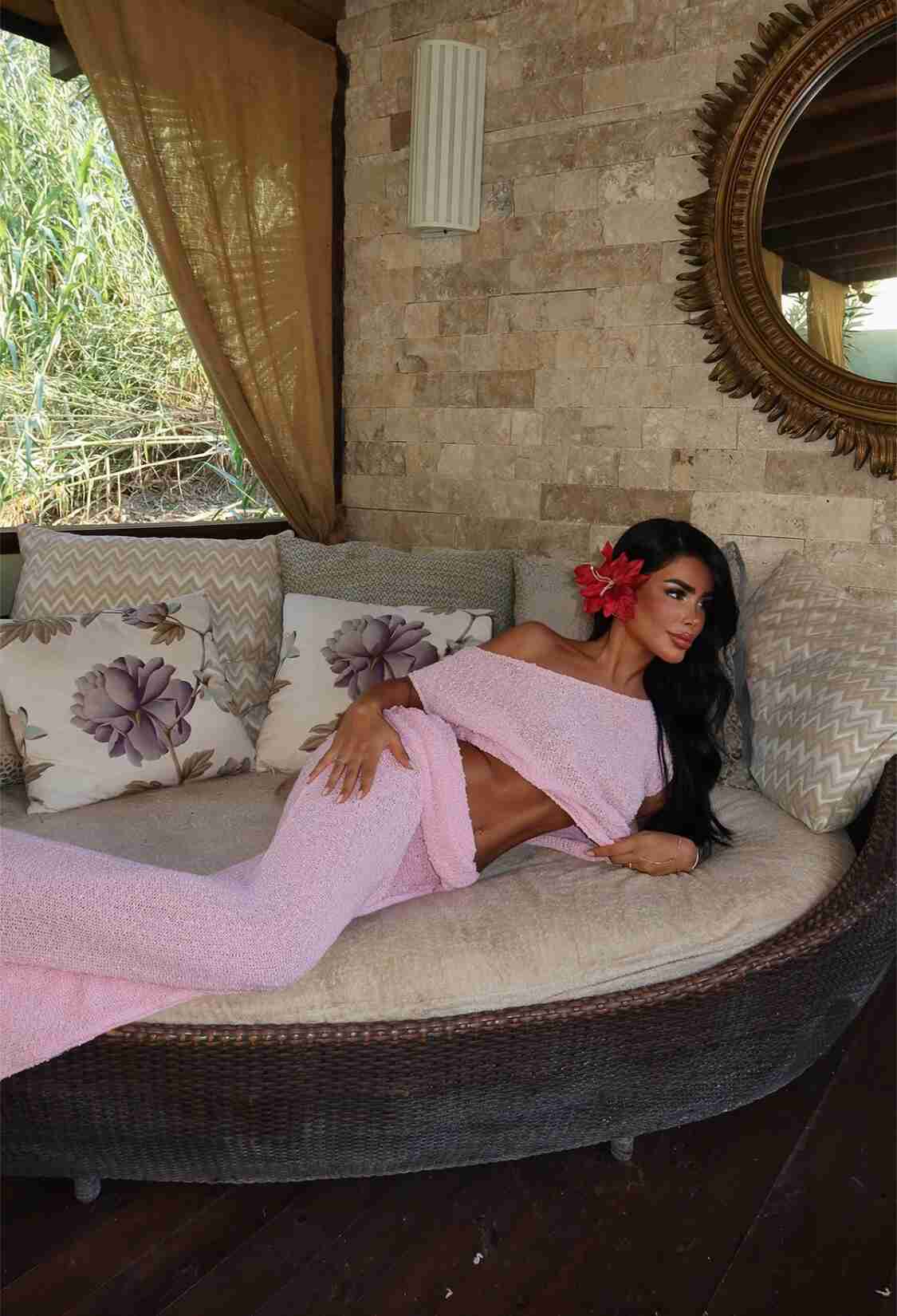 Elegant Slim Fit Mermaid Maxi Skirt Set - Brand: EYYO ATELIER - Women & Kids, Baby Clothes Wholesale - TheBS Women