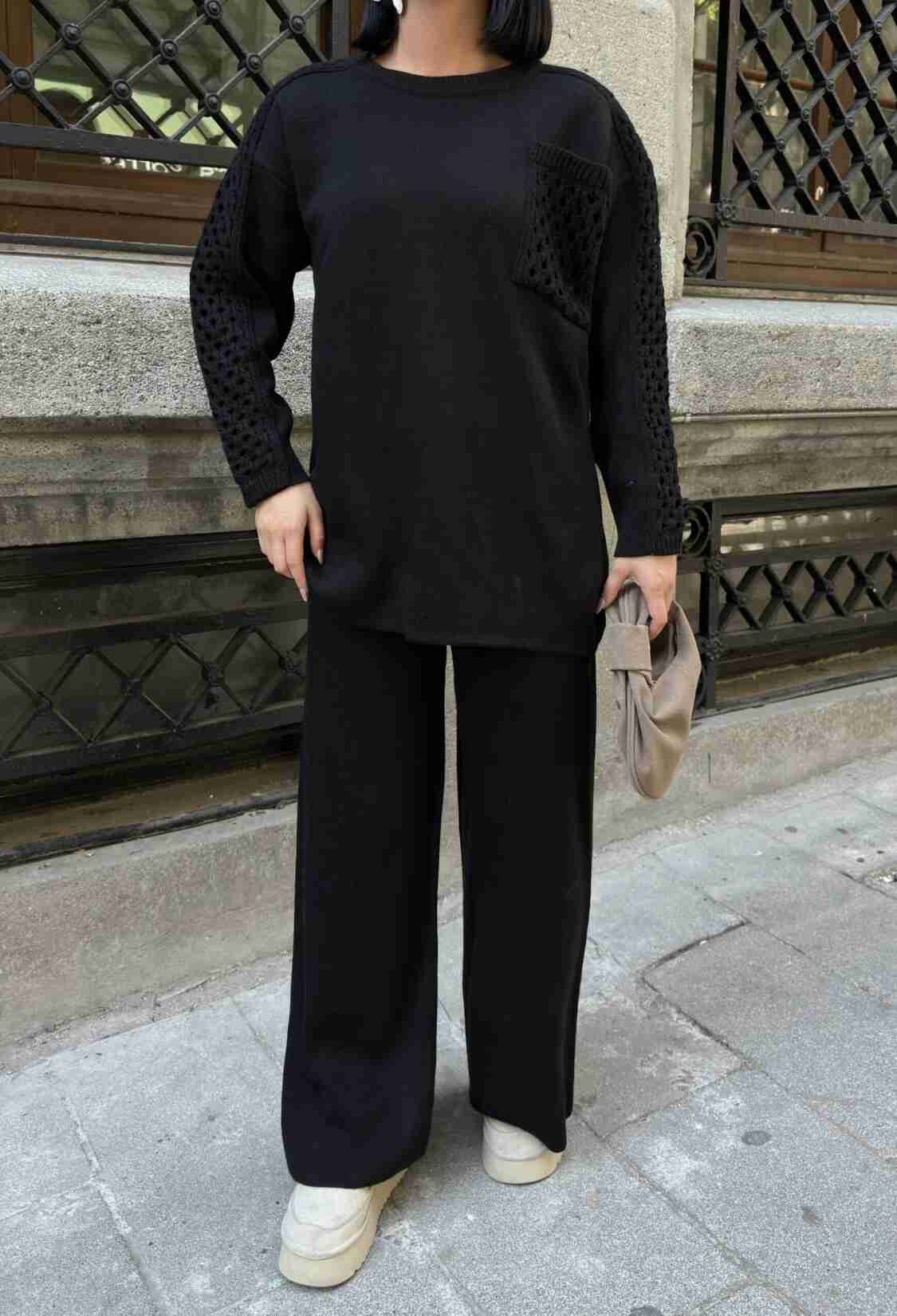 Elegant Casual Suit With Palazzo Pants - Brand: My Fashion - Women & Kids, Baby Clothes Wholesale - TheBS Women