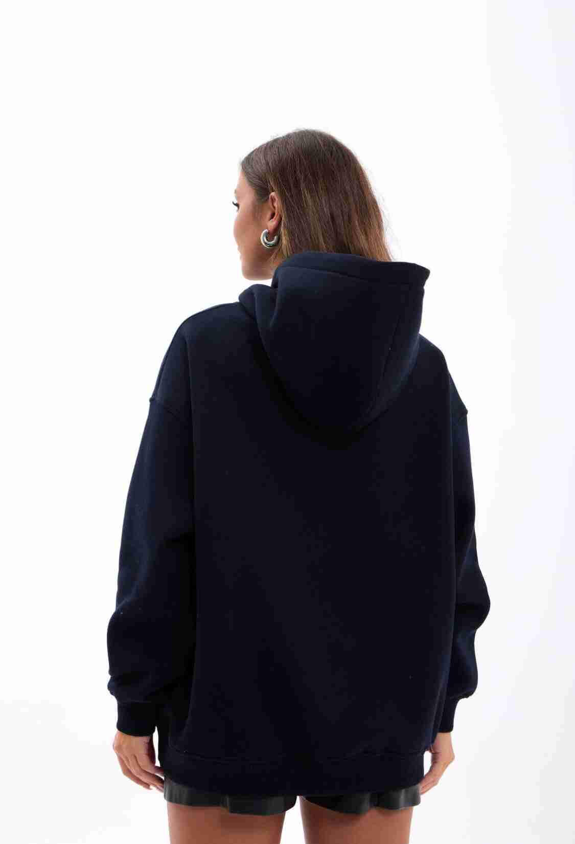 Sweatshirt Oversized Hooded Neck - Brand: Fame - Women & Kids, Baby Clothes Wholesale - TheBS Women
