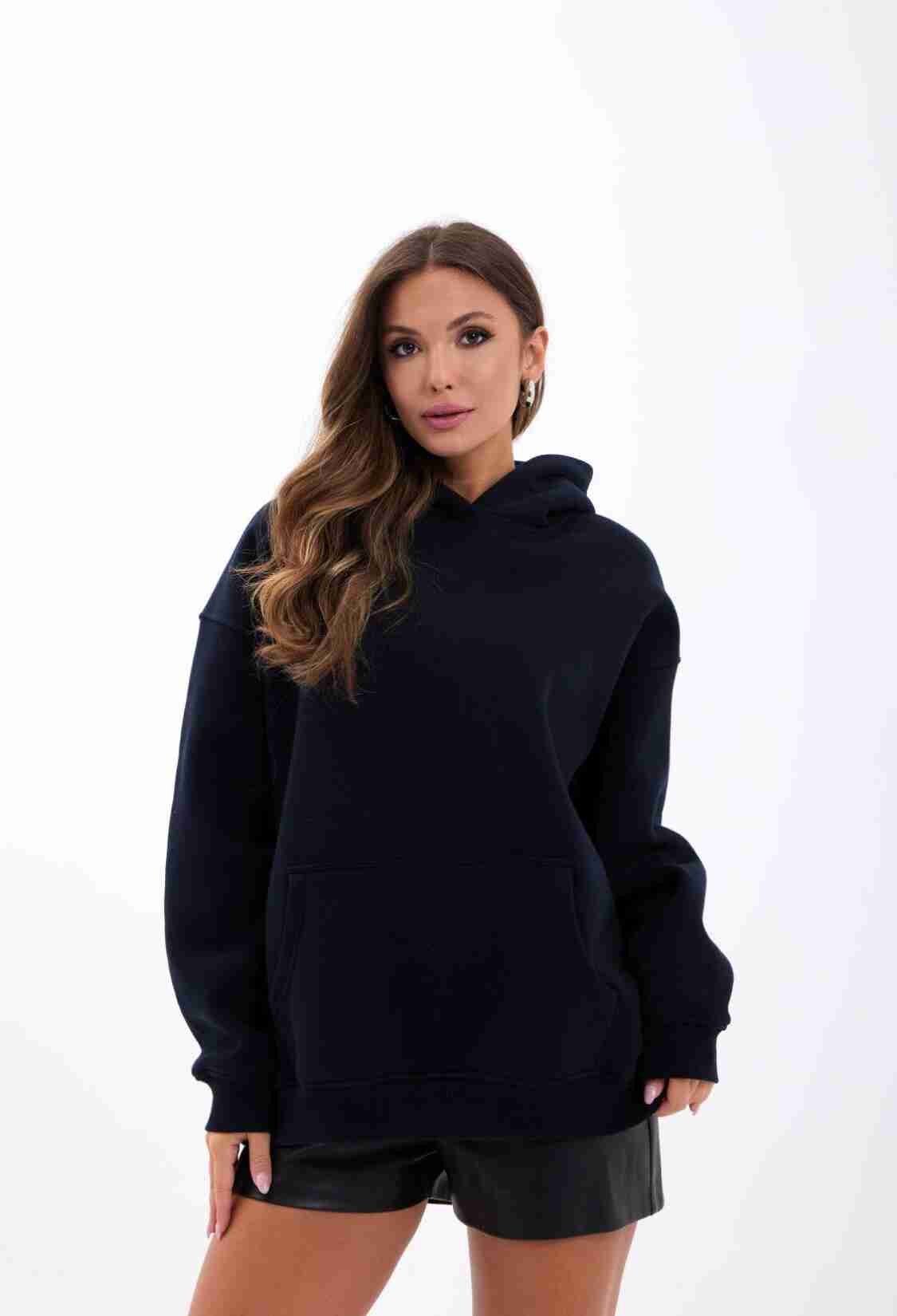 Sweatshirt Oversized Hooded Neck - Brand: Fame - Women & Kids, Baby Clothes Wholesale - TheBS Women