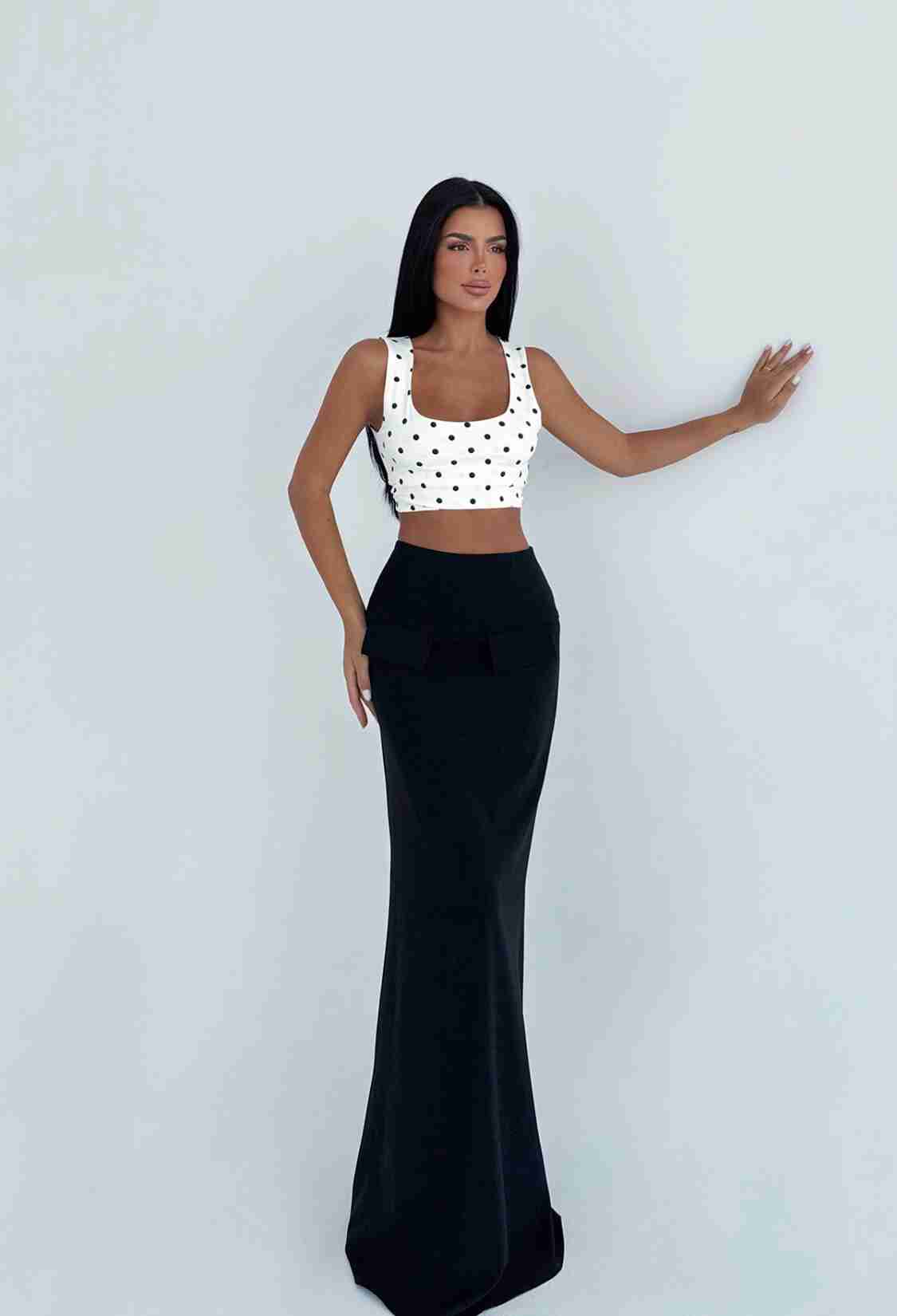 ElegantMermaid Maxi Skirt With Flap Pocket - Brand: EYYO ATELIER - Women & Kids, Baby Clothes Wholesale - TheBS Women