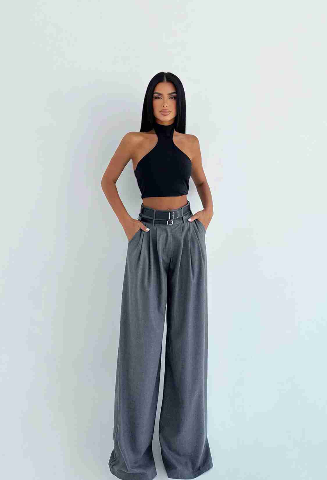 Elegant Palazzo Pants - Brand: EYYO ATELIER - Women & Kids, Baby Clothes Wholesale - TheBS Women