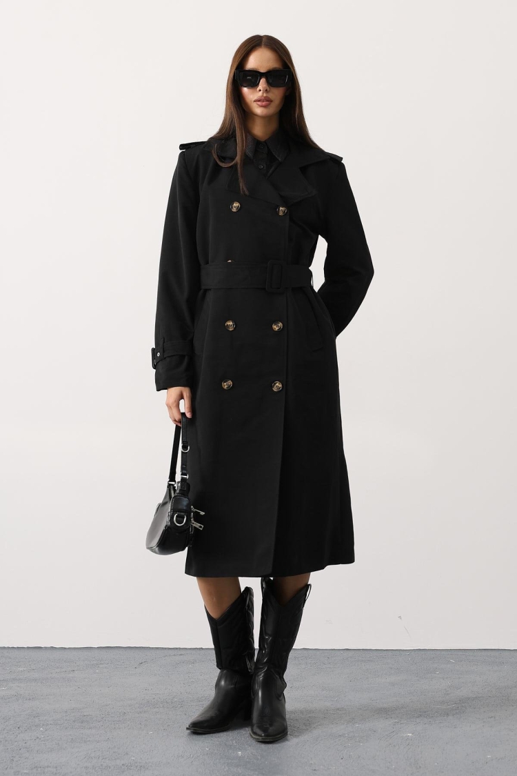 Elegant Formal Vintage Trenchcoat - Brand: Reyon - Women & Kids, Baby Clothes Wholesale - TheBS Women
