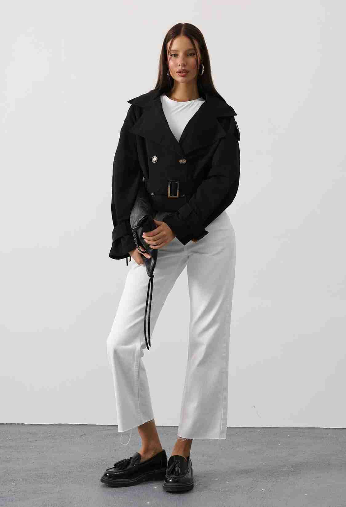 Trenchcoat Single-Breasted With Notched Collar - Brand: Reyon - Women & Kids, Baby Clothes Wholesale - TheBS Women