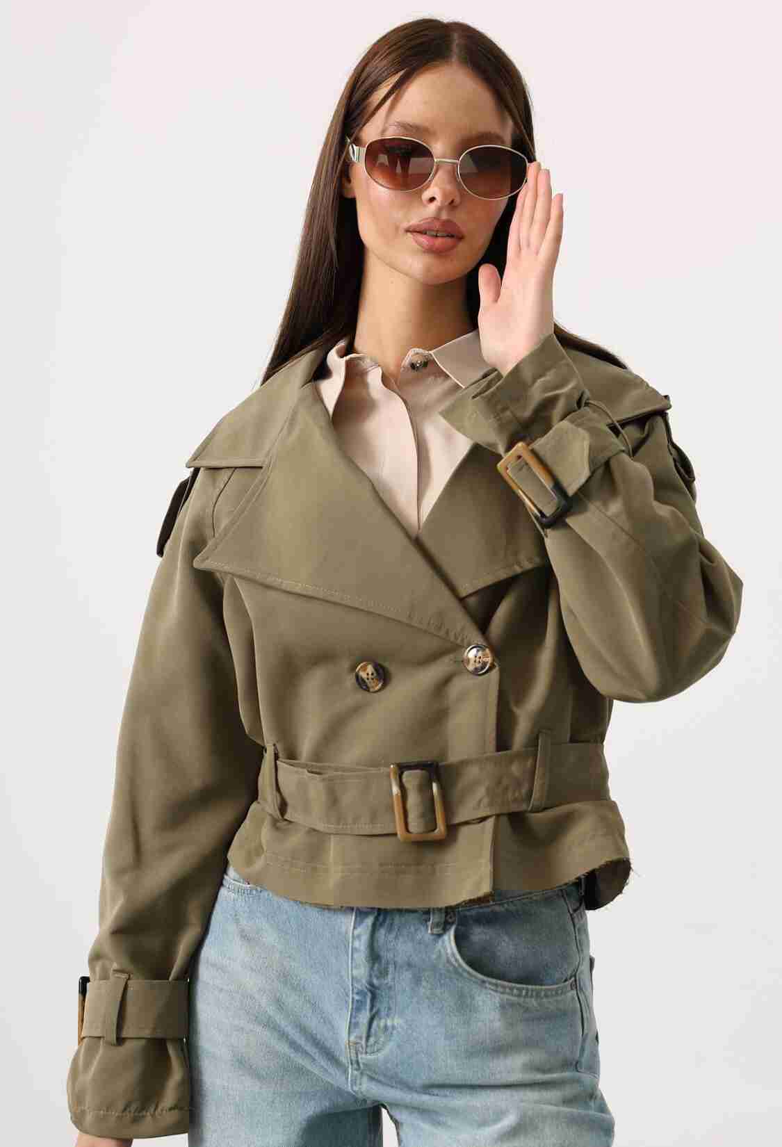 Trenchcoat - Casual Elegant Streetwear - Brand: Reyon - Women & Kids, Baby Clothes Wholesale - TheBS Women